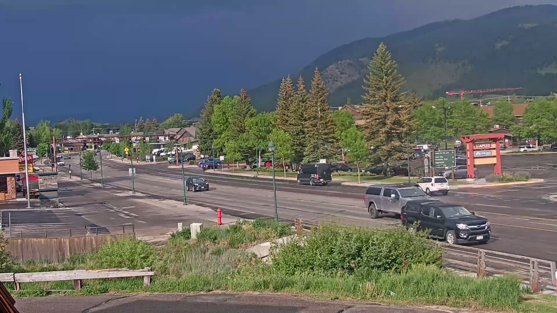 Jackson Hole, Jackson W Broadway Street 191 Live Cam - Jackson, Teton, Wyoming, USA
