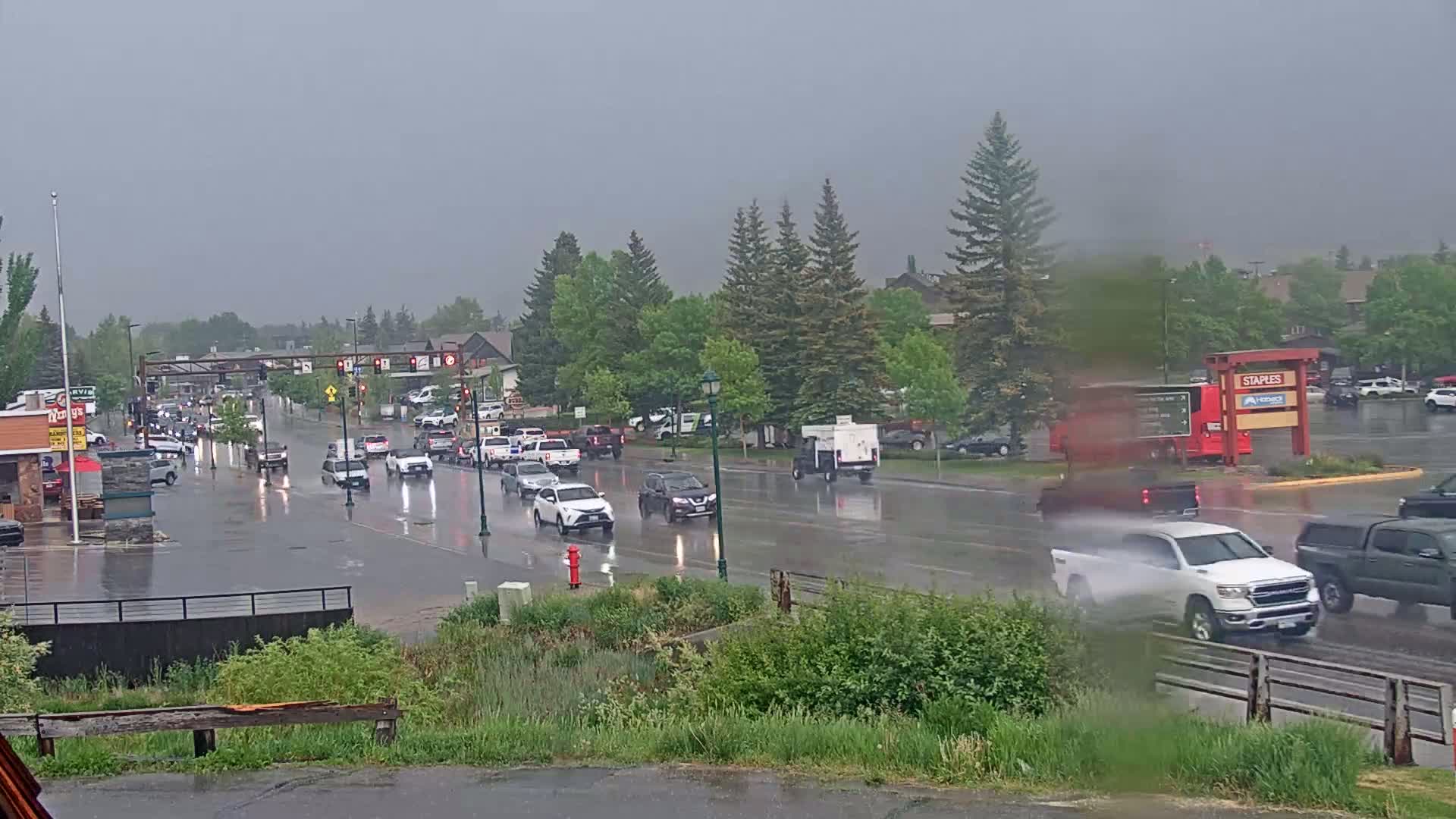 Jackson Hole, Jackson W Broadway Street 191 Live Cam - Jackson, Teton, Wyoming, USA