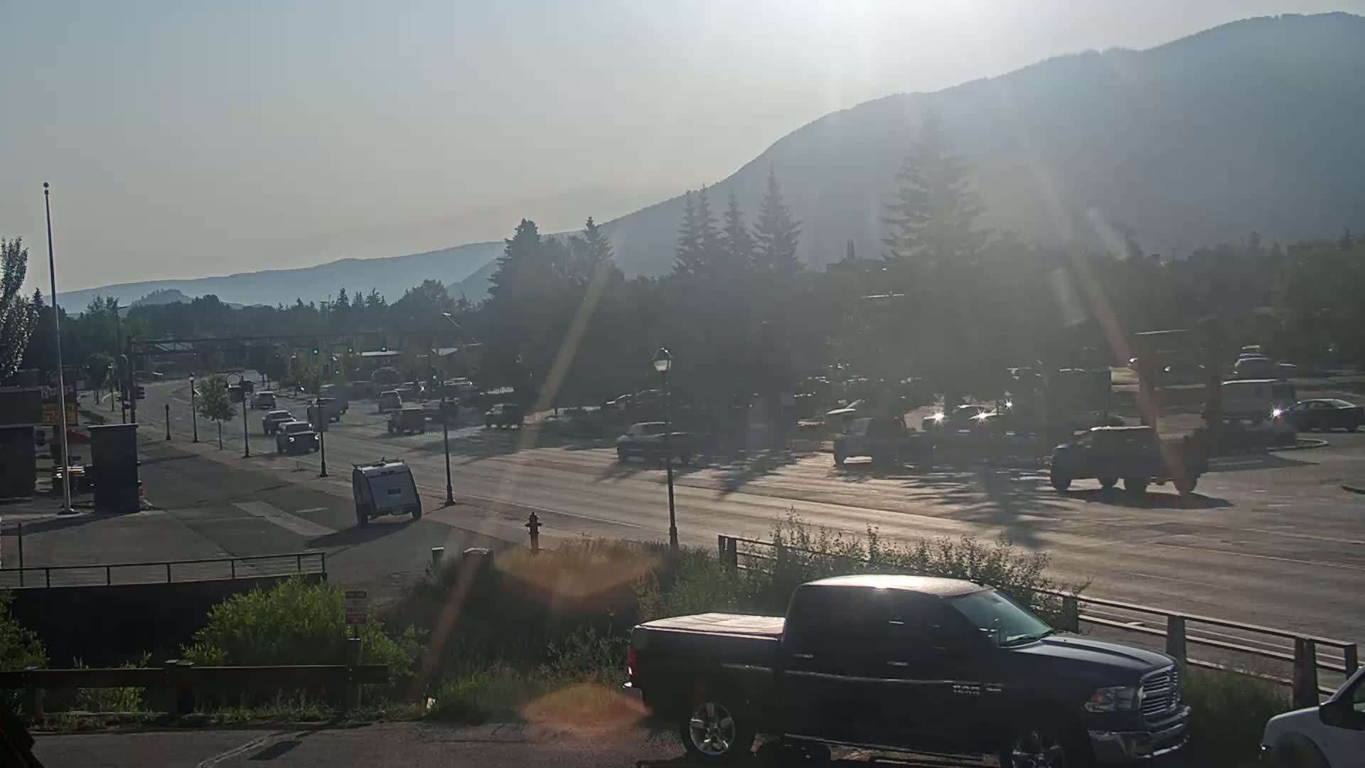 Jackson Hole, Jackson W Broadway Street 191 Live Cam - Jackson, Teton, Wyoming, USA