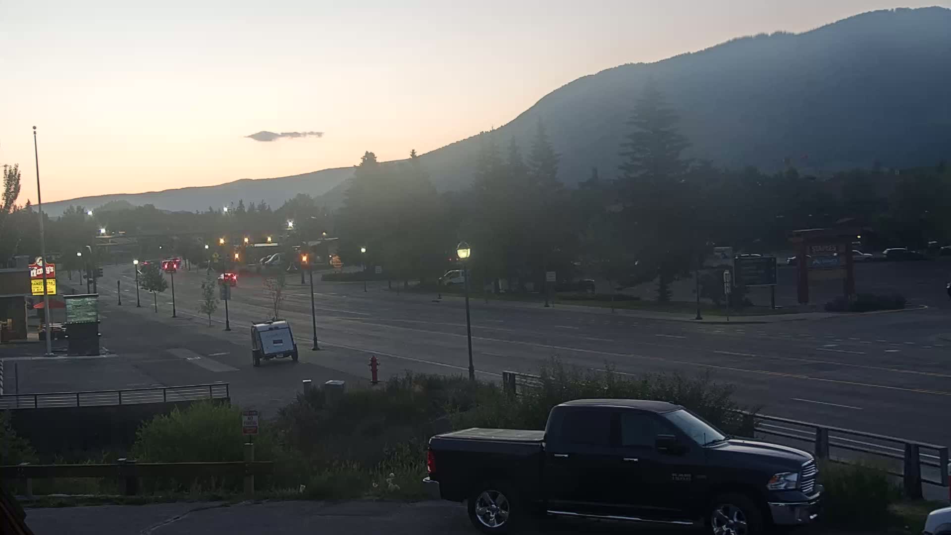 Jackson Hole, Jackson W Broadway Street 191 Live Cam - Jackson, Teton, Wyoming, USA