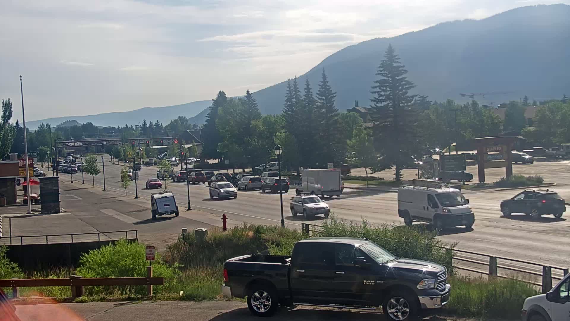 Jackson Hole, Jackson W Broadway Street 191 Live Cam - Jackson, Teton, Wyoming, USA