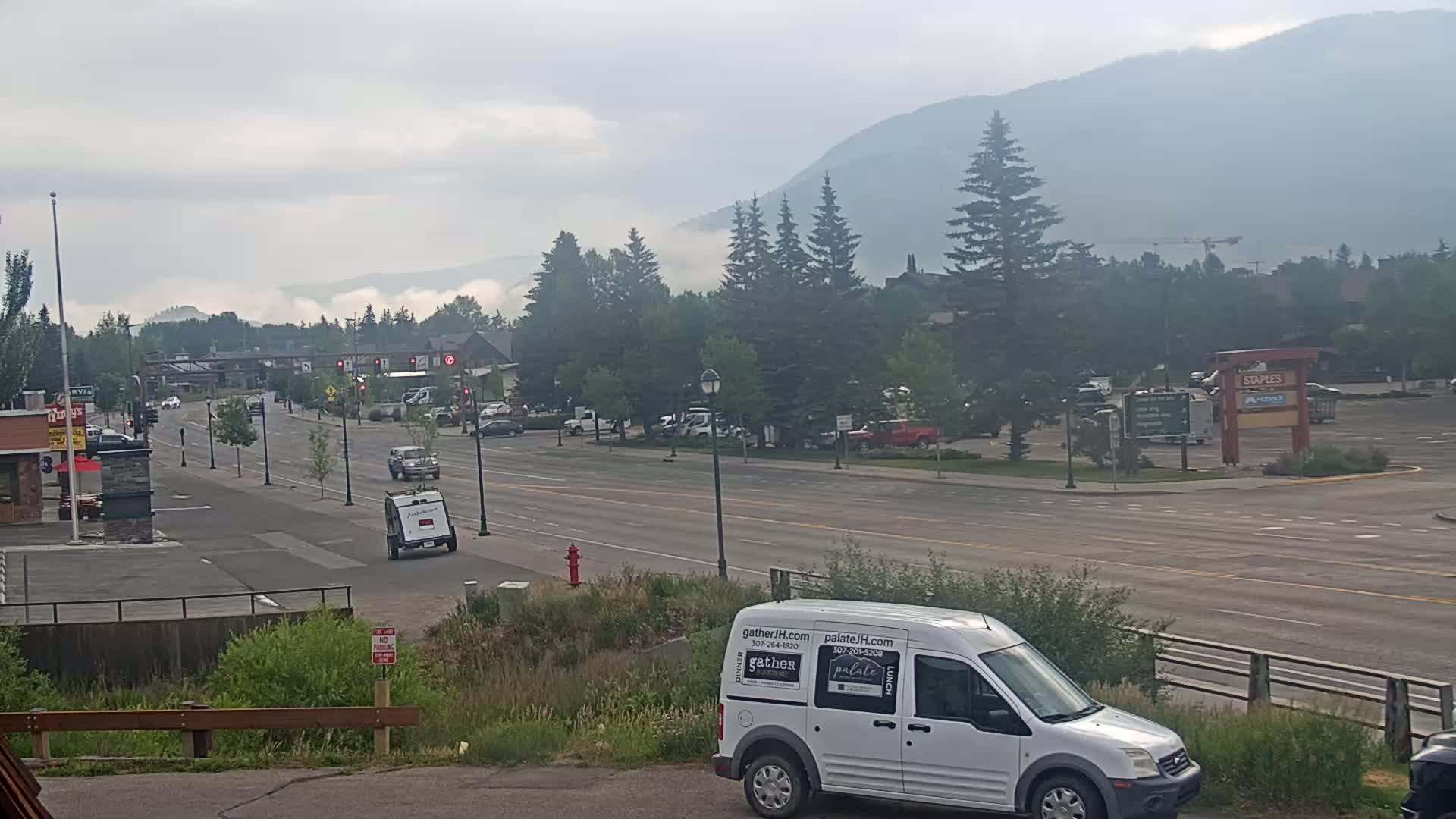 Jackson Hole, Jackson W Broadway Street 191 Live Cam - Jackson, Teton, Wyoming, USA