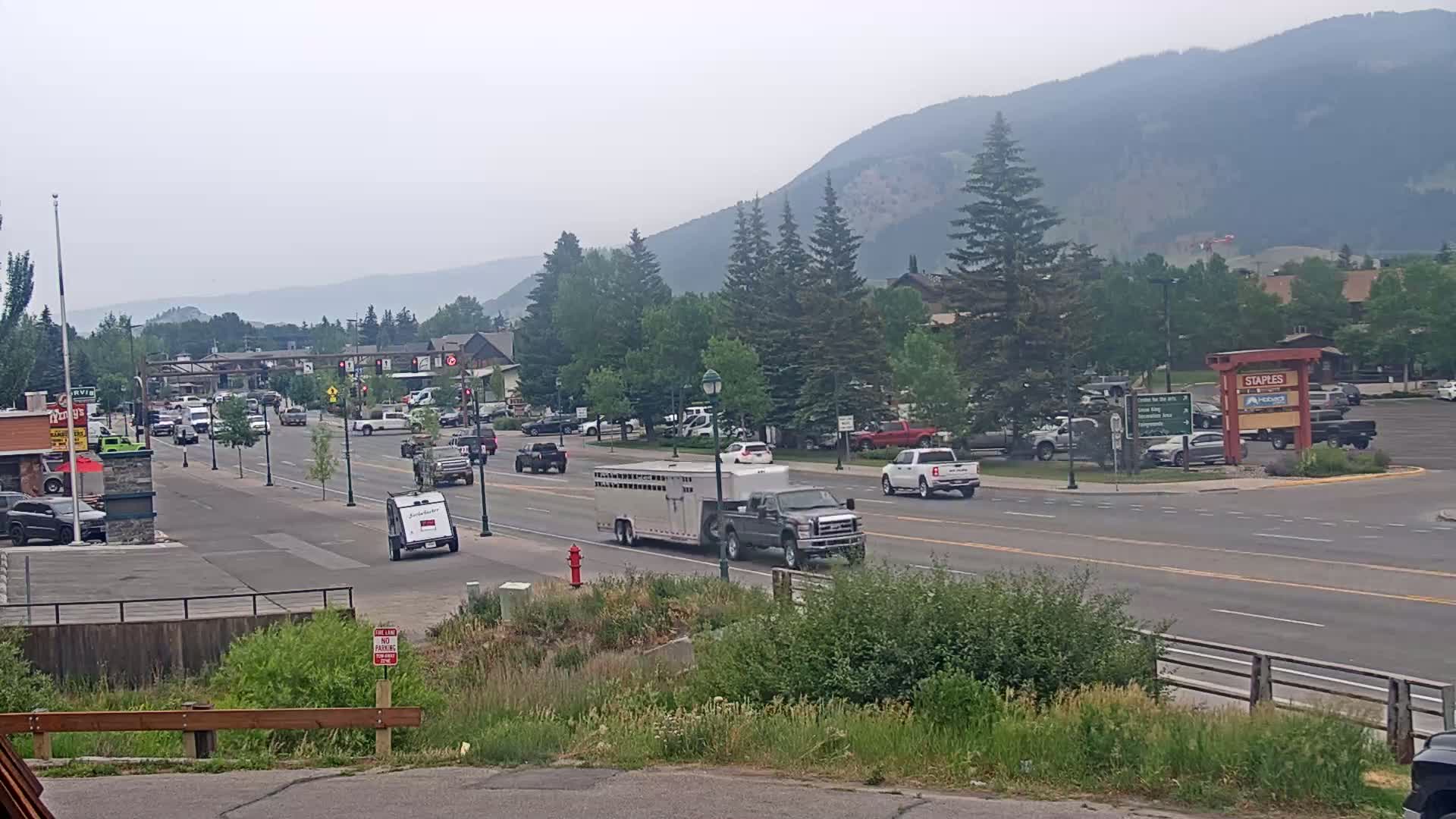 Jackson Hole, Jackson W Broadway Street 191 Live Cam - Jackson, Teton, Wyoming, USA