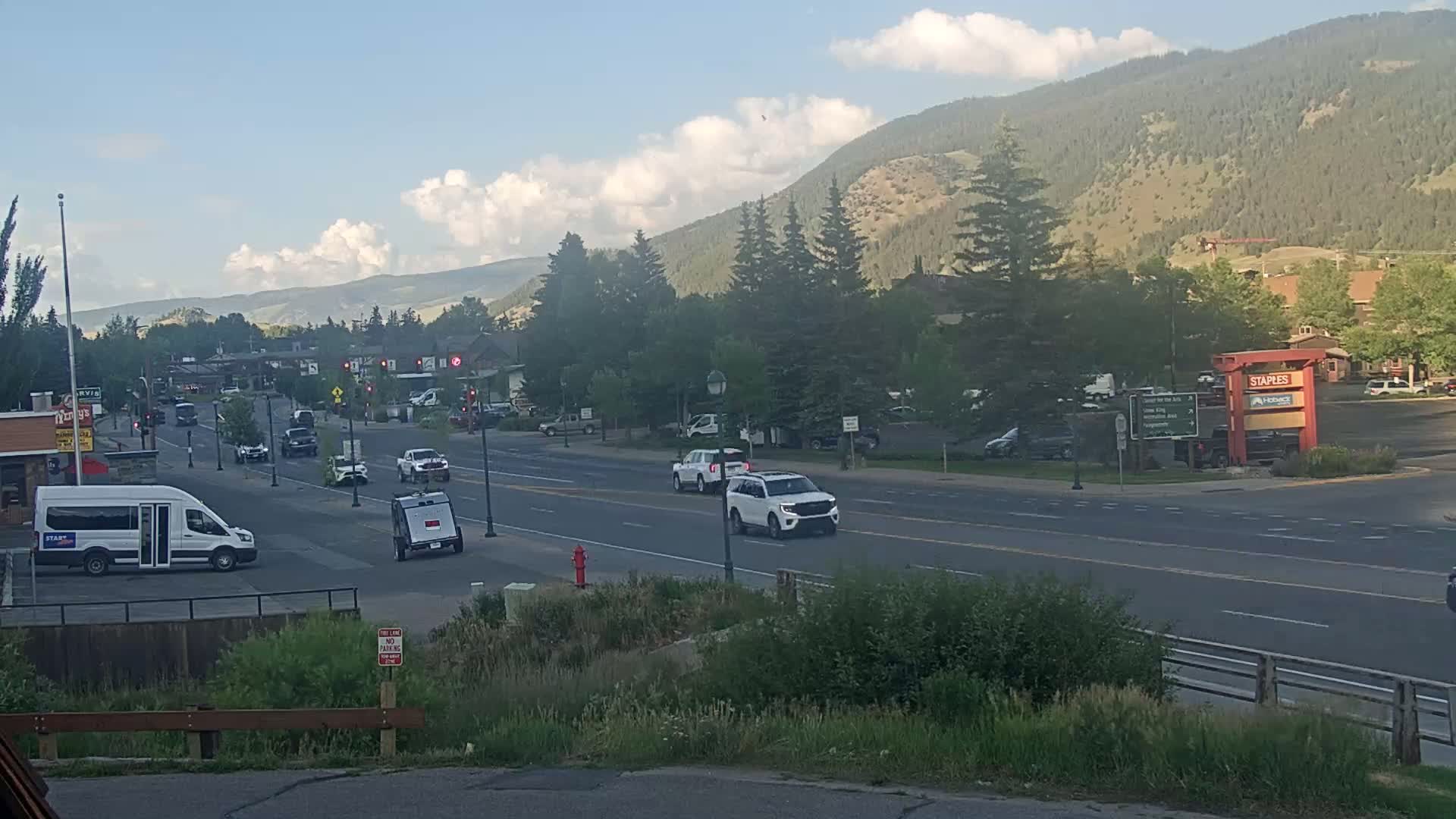 Jackson Hole, Jackson W Broadway Street 191 Live Cam - Jackson, Teton, Wyoming, USA