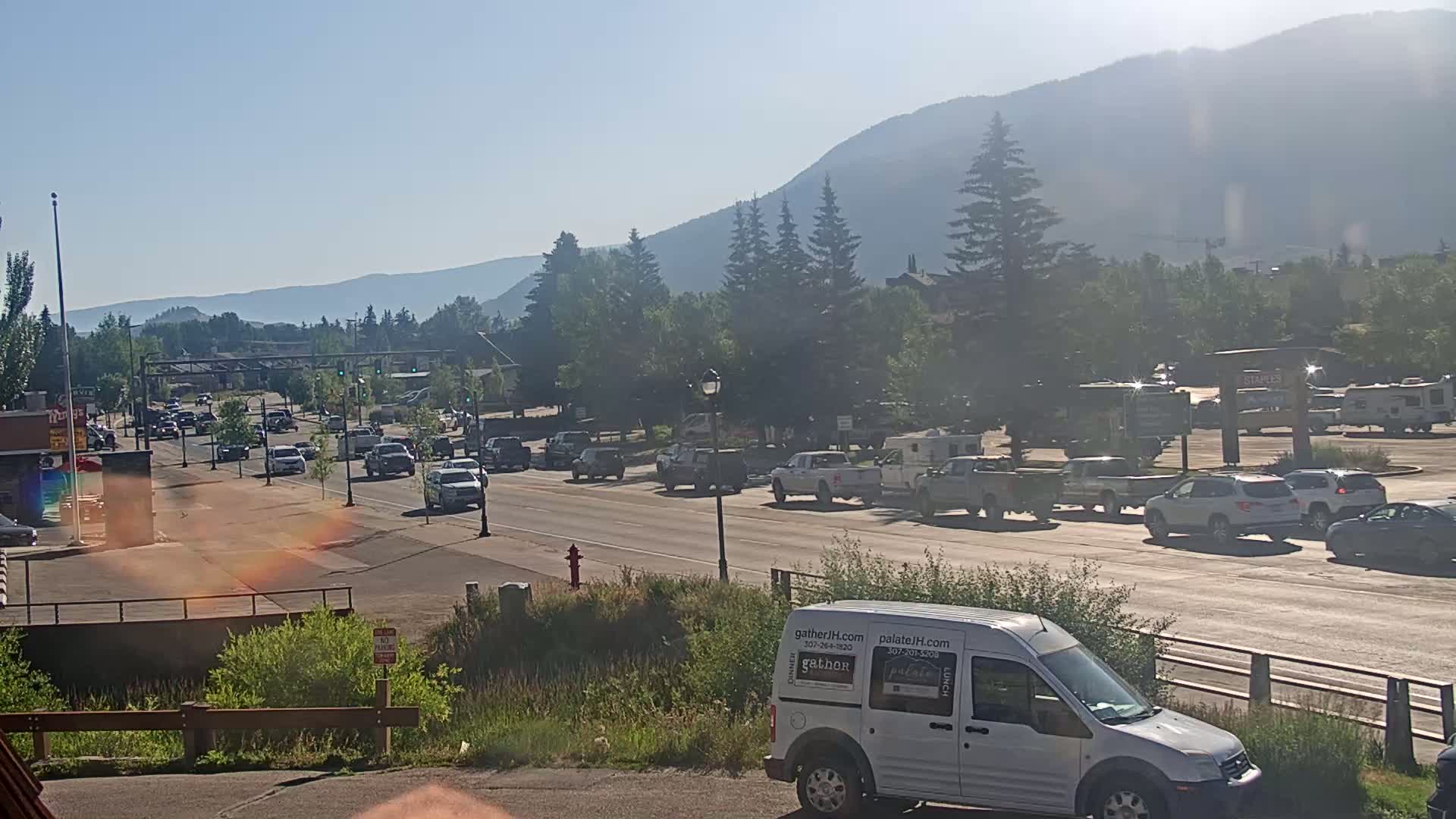 Jackson Hole, Jackson W Broadway Street 191 Live Cam - Jackson, Teton, Wyoming, USA