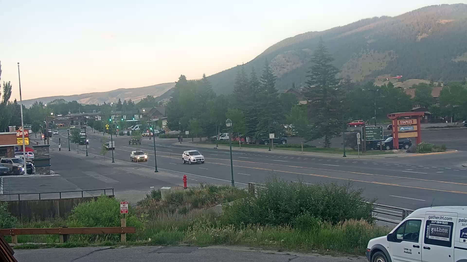 Jackson Hole, Jackson W Broadway Street 191 Live Cam - Jackson, Teton, Wyoming, USA