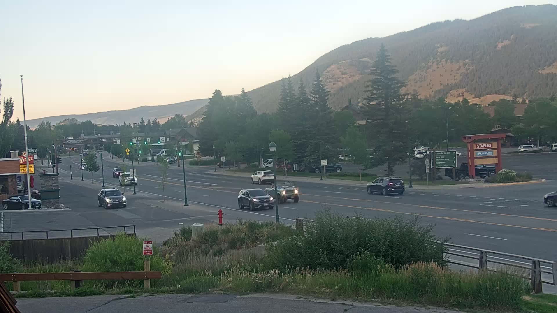 Jackson Hole, Jackson W Broadway Street 191 Live Cam - Jackson, Teton, Wyoming, USA