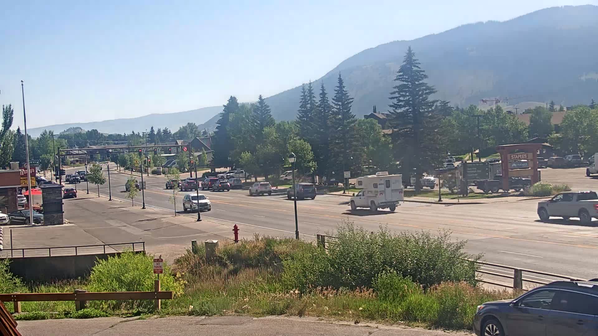 Jackson Hole, Jackson W Broadway Street 191 Live Cam - Jackson, Teton, Wyoming, USA