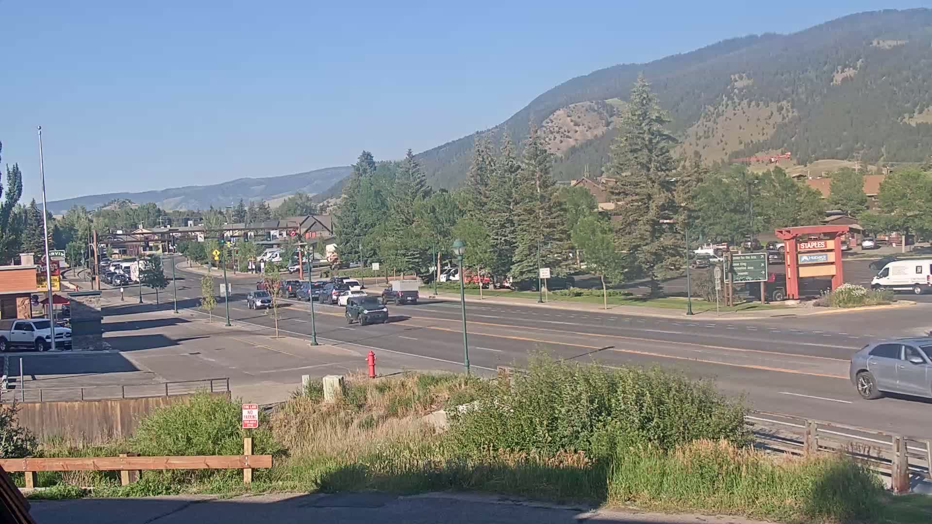 Jackson Hole, Jackson W Broadway Street 191 Live Cam - Jackson, Teton, Wyoming, USA