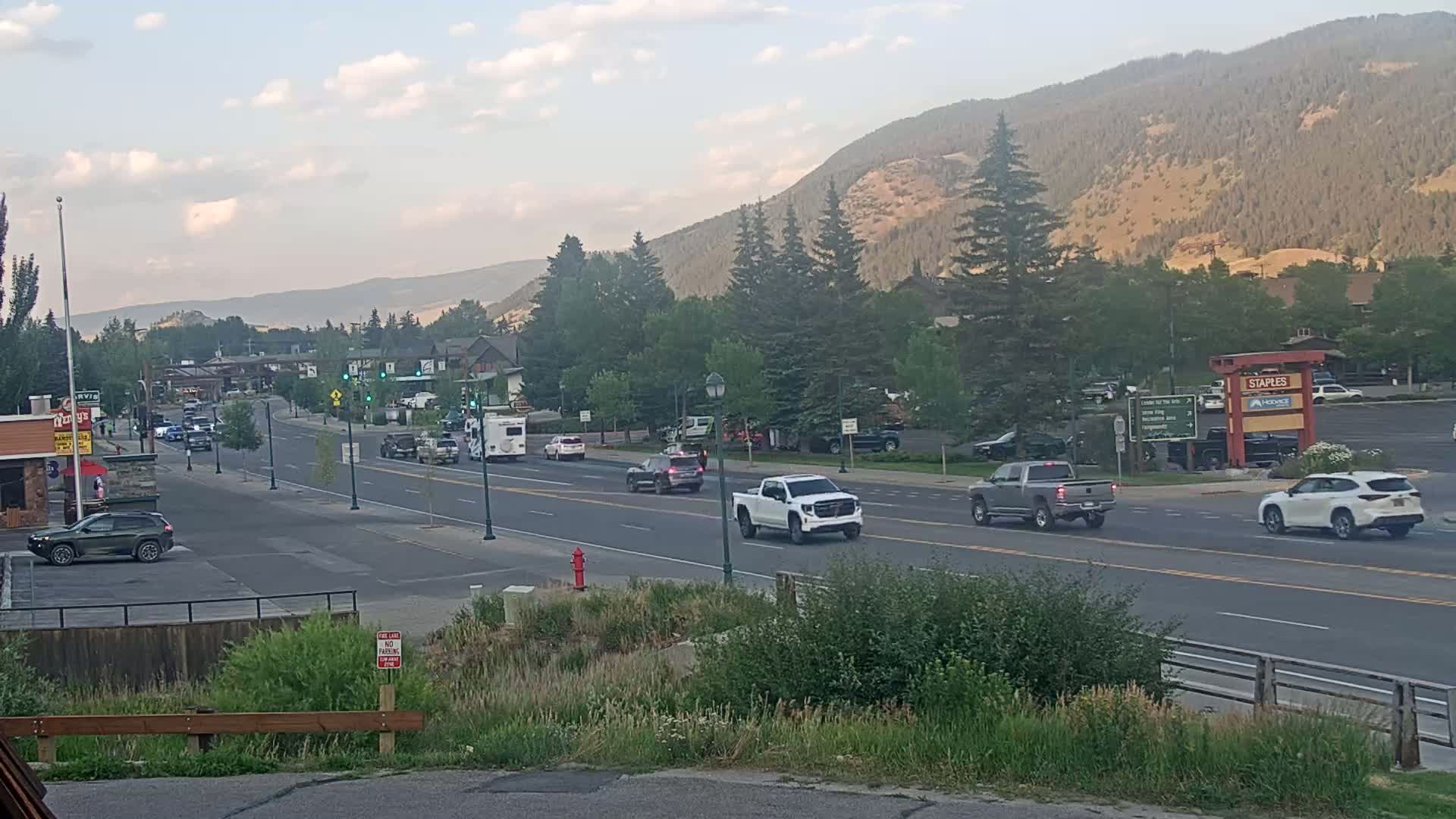 Jackson Hole, Jackson W Broadway Street 191 Live Cam - Jackson, Teton, Wyoming, USA