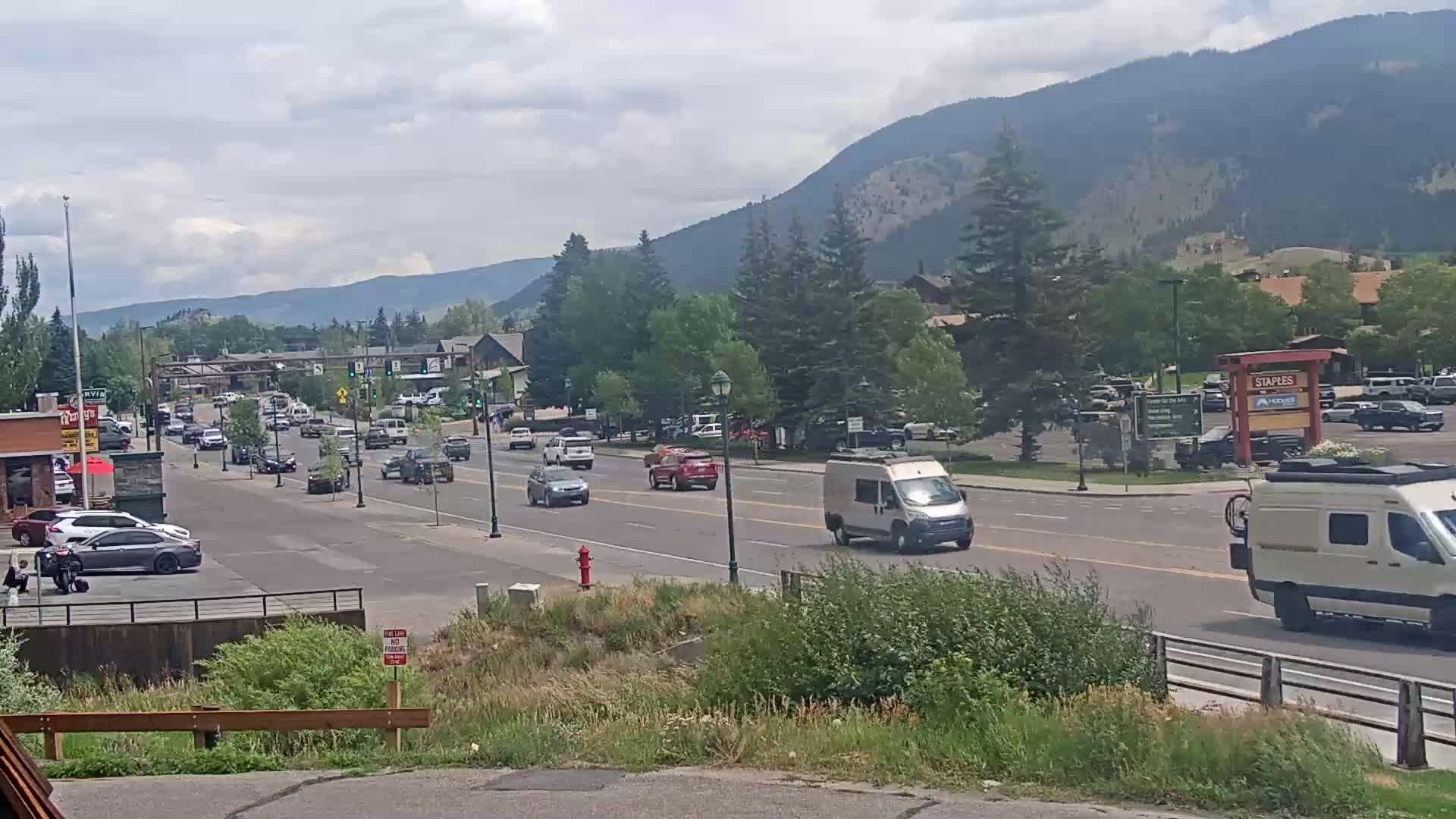 Jackson Hole, Jackson W Broadway Street 191 Live Cam - Jackson, Teton, Wyoming, USA