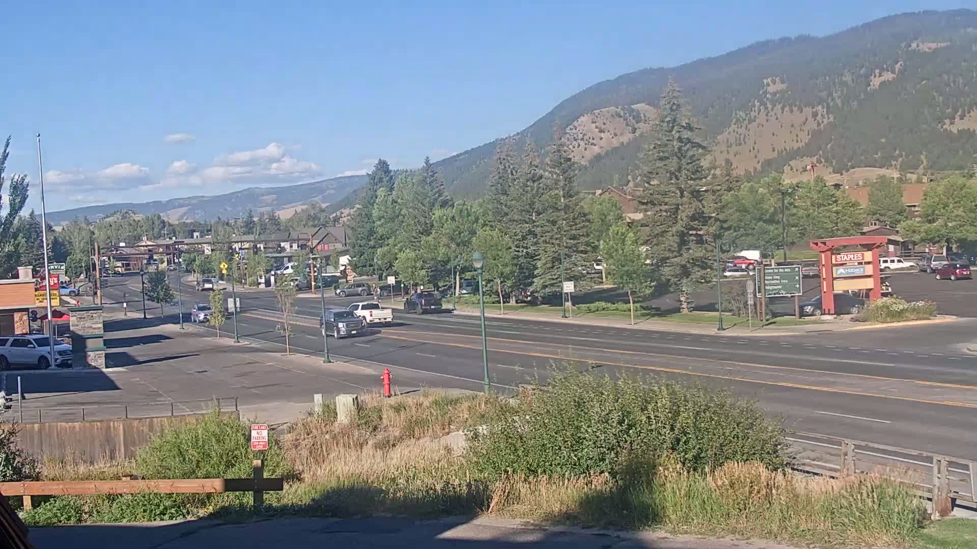 Jackson Hole, Jackson W Broadway Street 191 Live Cam - Jackson, Teton, Wyoming, USA