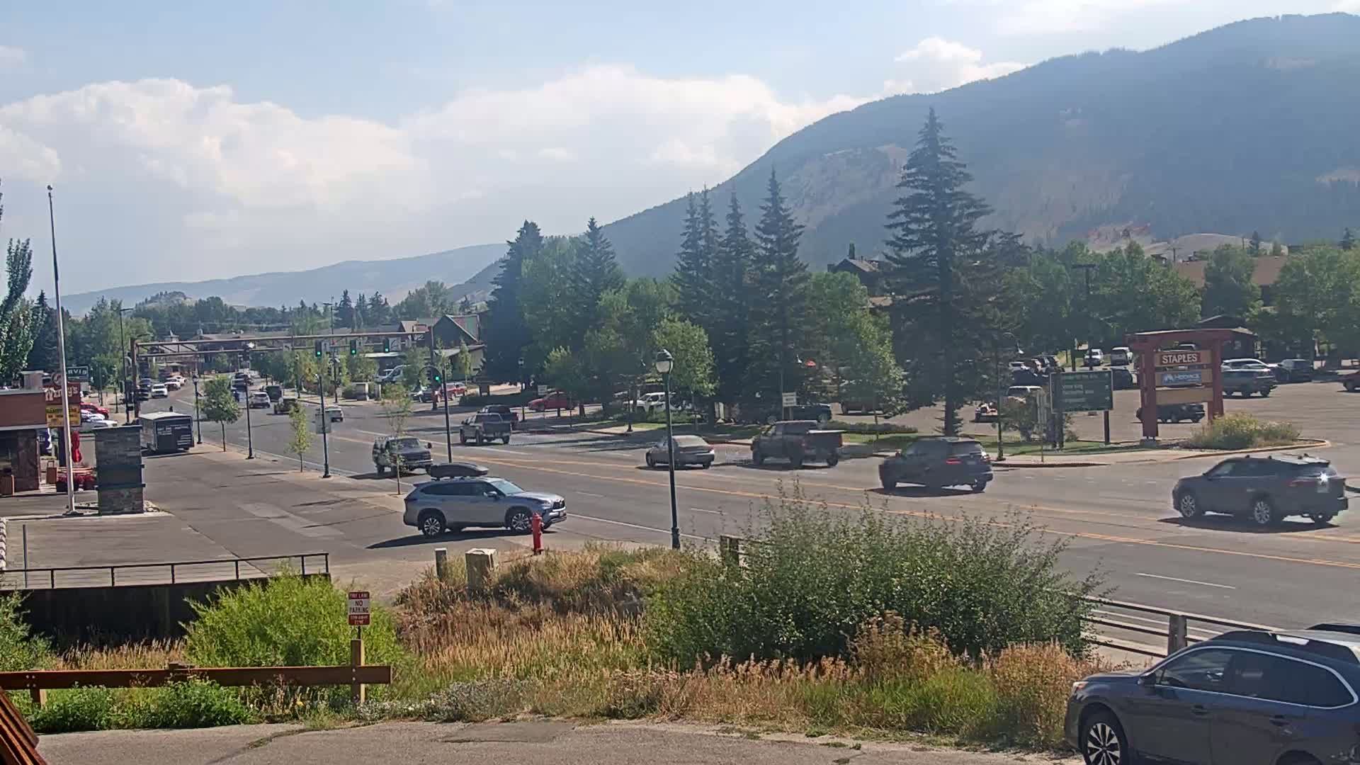 Jackson Hole, Jackson W Broadway Street 191 Live Cam - Jackson, Teton, Wyoming, USA