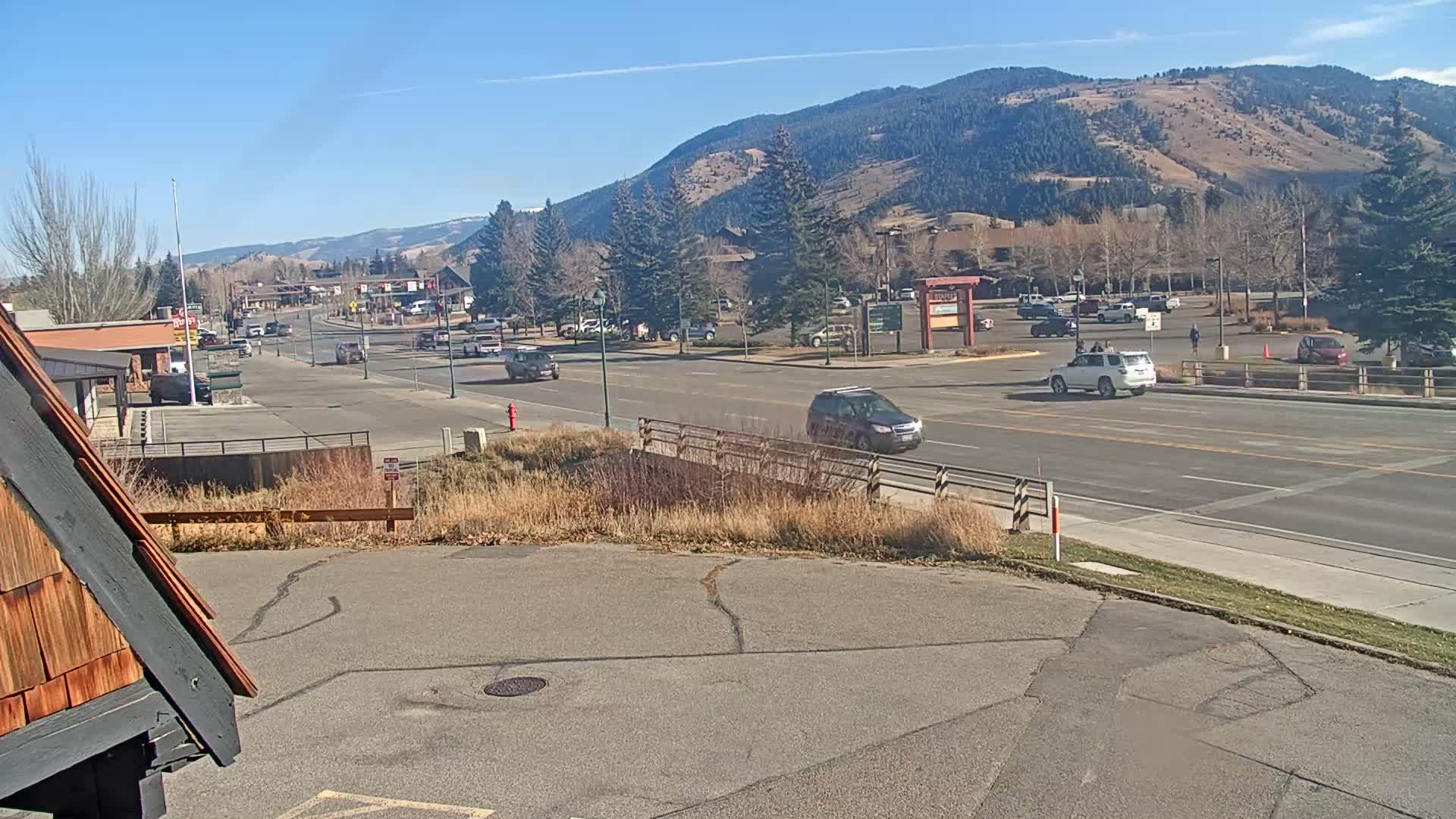 Jackson Hole, Jackson W Broadway Street 191 Live Cam - Jackson, Teton, Wyoming, USA