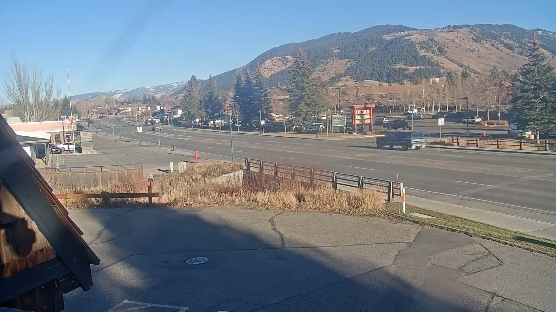 Jackson Hole, Jackson W Broadway Street 191 Live Cam - Jackson, Teton, Wyoming, USA