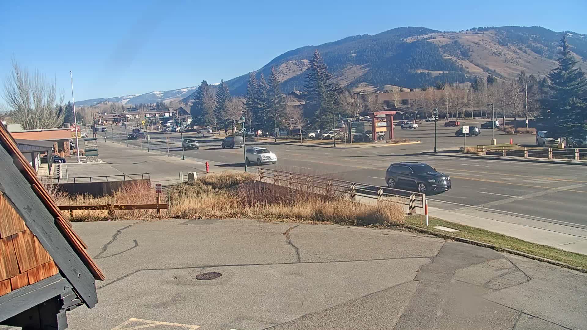 Jackson Hole, Jackson W Broadway Street 191 Live Cam - Jackson, Teton, Wyoming, USA