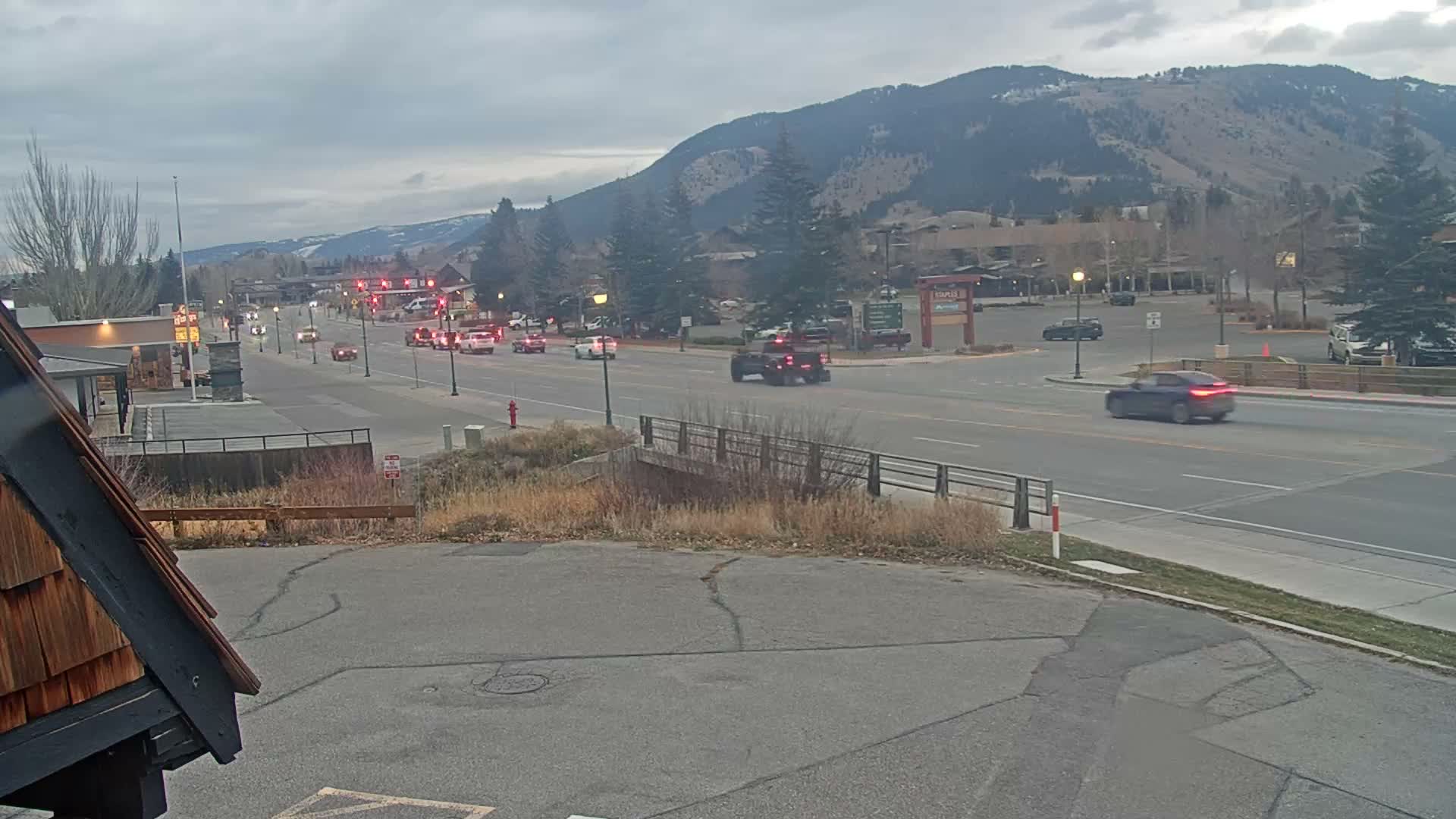 Jackson Hole, Jackson W Broadway Street 191 Live Cam - Jackson, Teton, Wyoming, USA