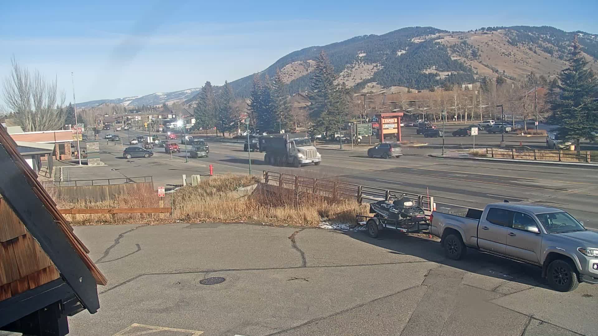 Jackson Hole, Jackson W Broadway Street 191 Live Cam - Jackson, Teton, Wyoming, USA