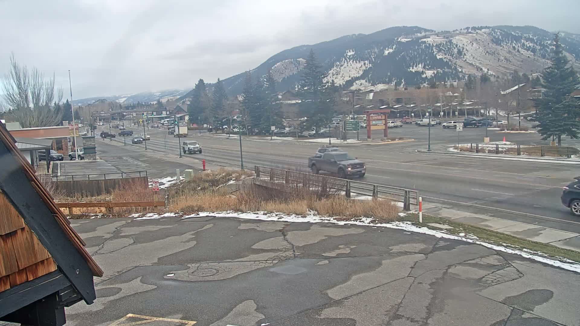 Jackson Hole, Jackson W Broadway Street 191 Live Cam - Jackson, Teton, Wyoming, USA