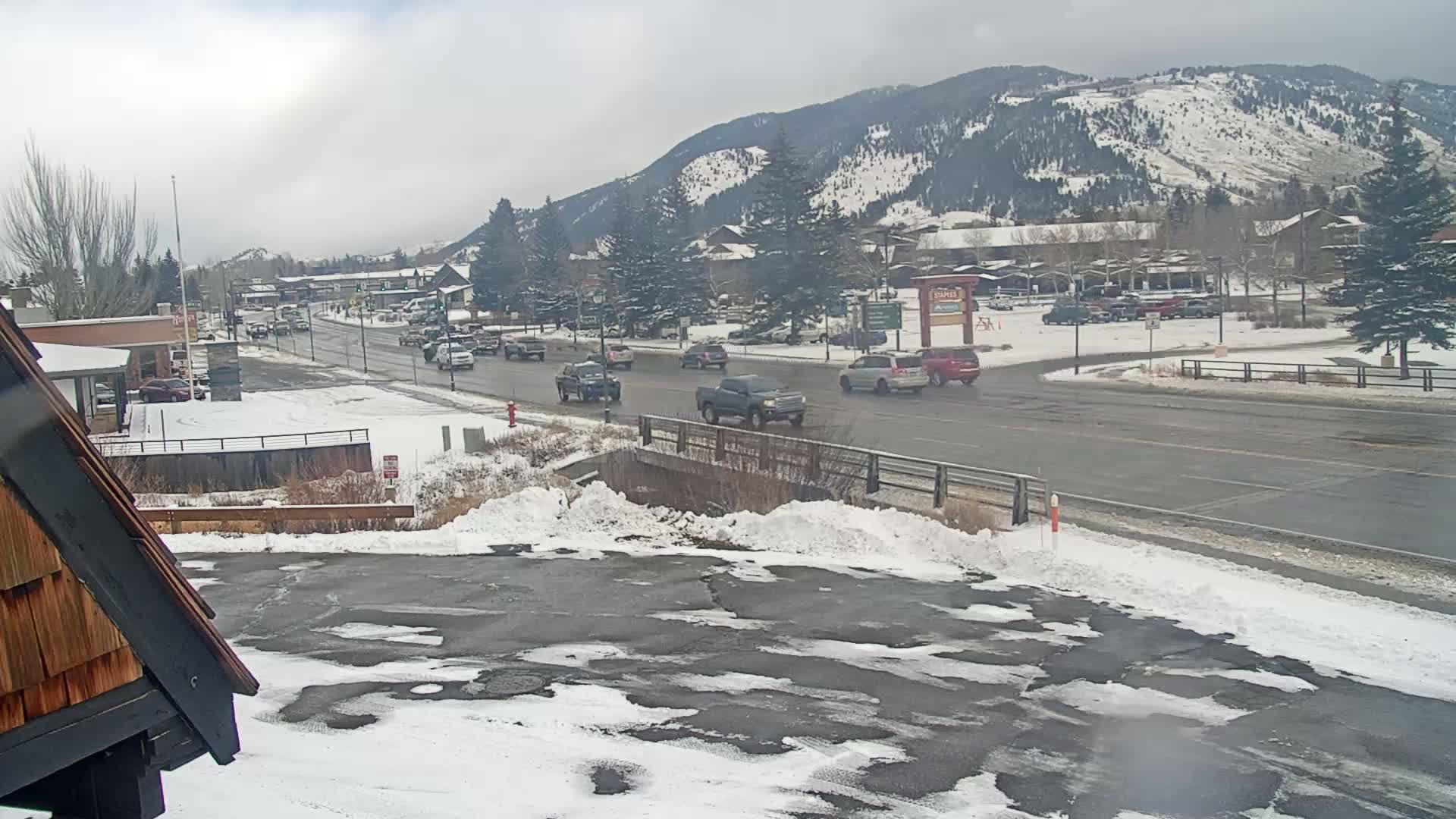 Jackson Hole, Jackson W Broadway Street 191 Live Cam - Jackson, Teton, Wyoming, USA