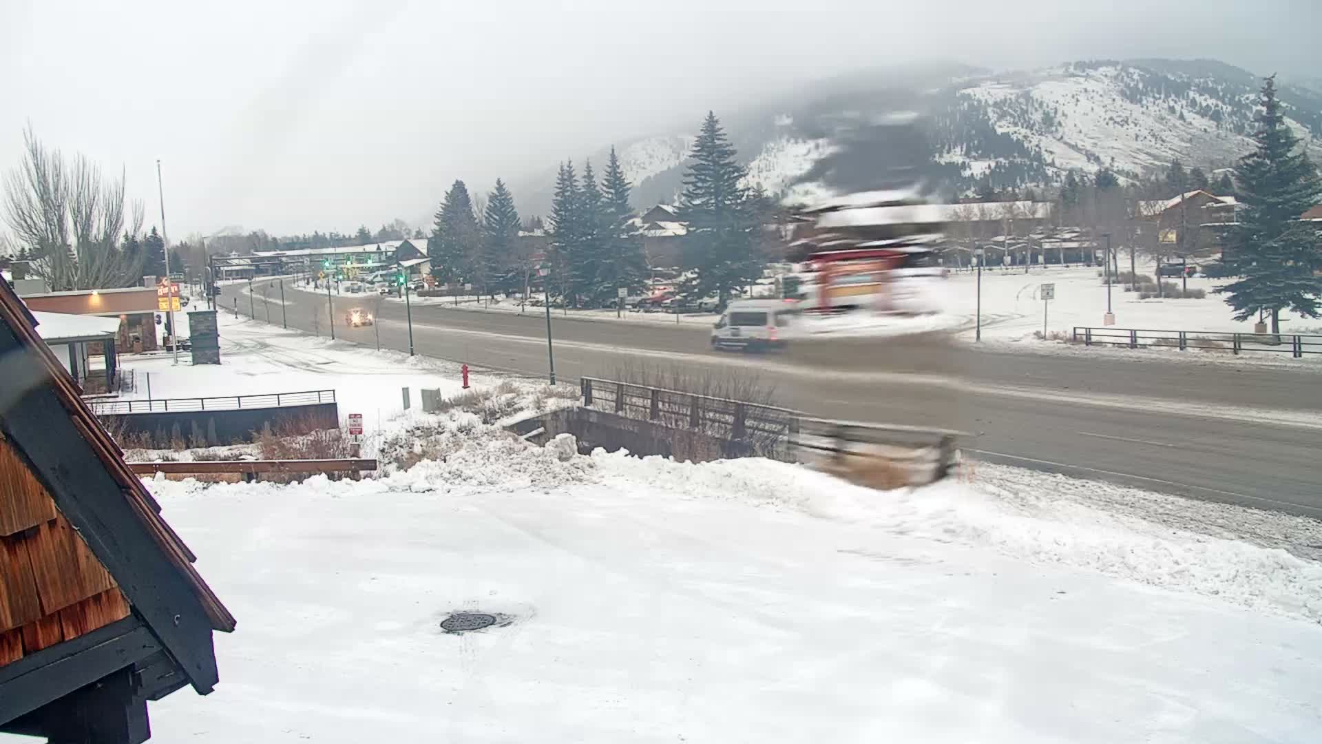 Jackson Hole, Jackson W Broadway Street 191 Live Cam - Jackson, Teton, Wyoming, USA