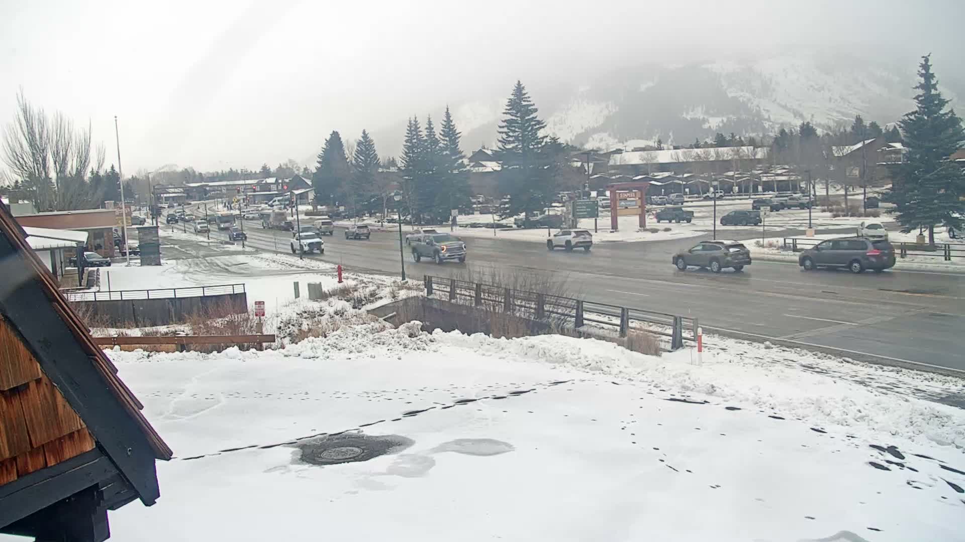 Jackson Hole, Jackson W Broadway Street 191 Live Cam - Jackson, Teton, Wyoming, USA