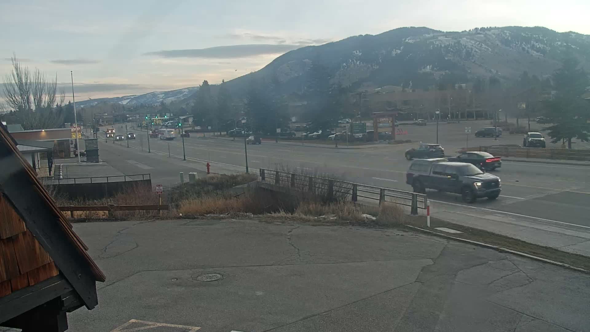 Jackson Hole, Jackson W Broadway Street 191 Live Cam - Jackson, Teton, Wyoming, USA