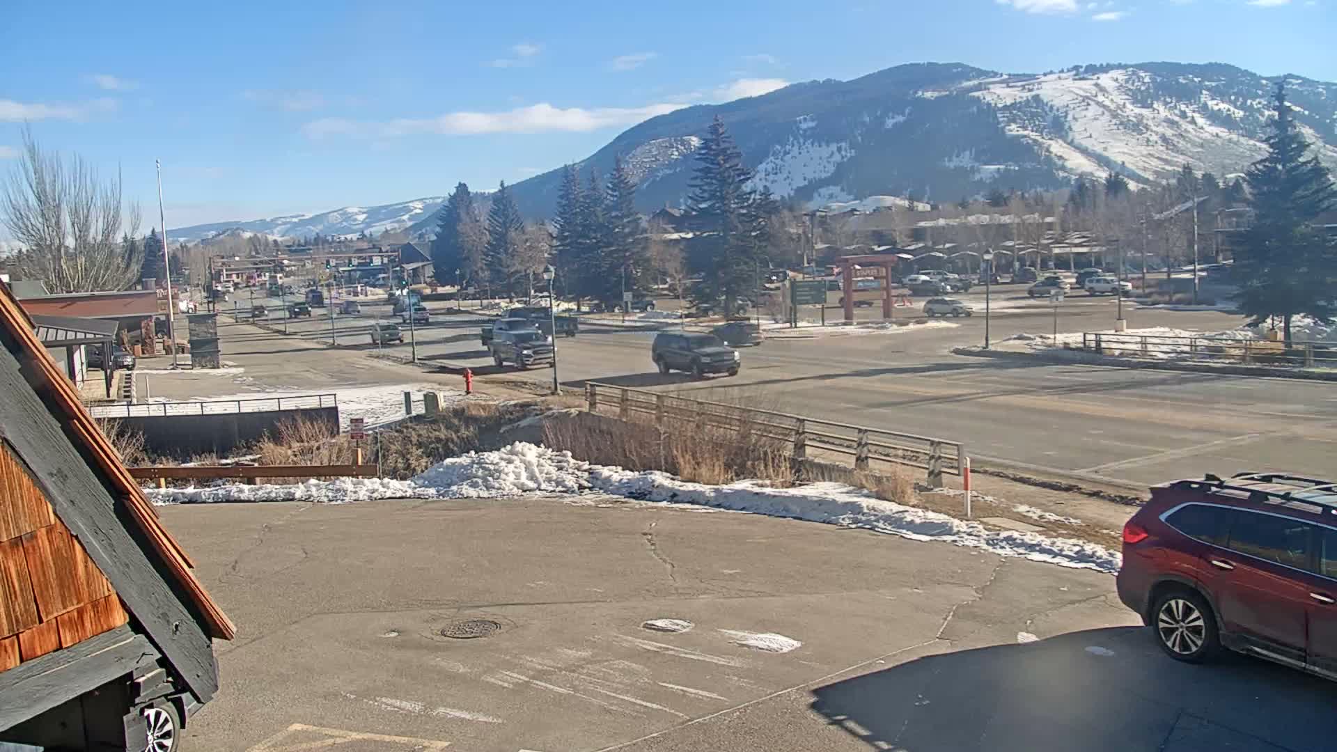 Jackson Hole, Jackson W Broadway Street 191 Live Cam - Jackson, Teton, Wyoming, USA