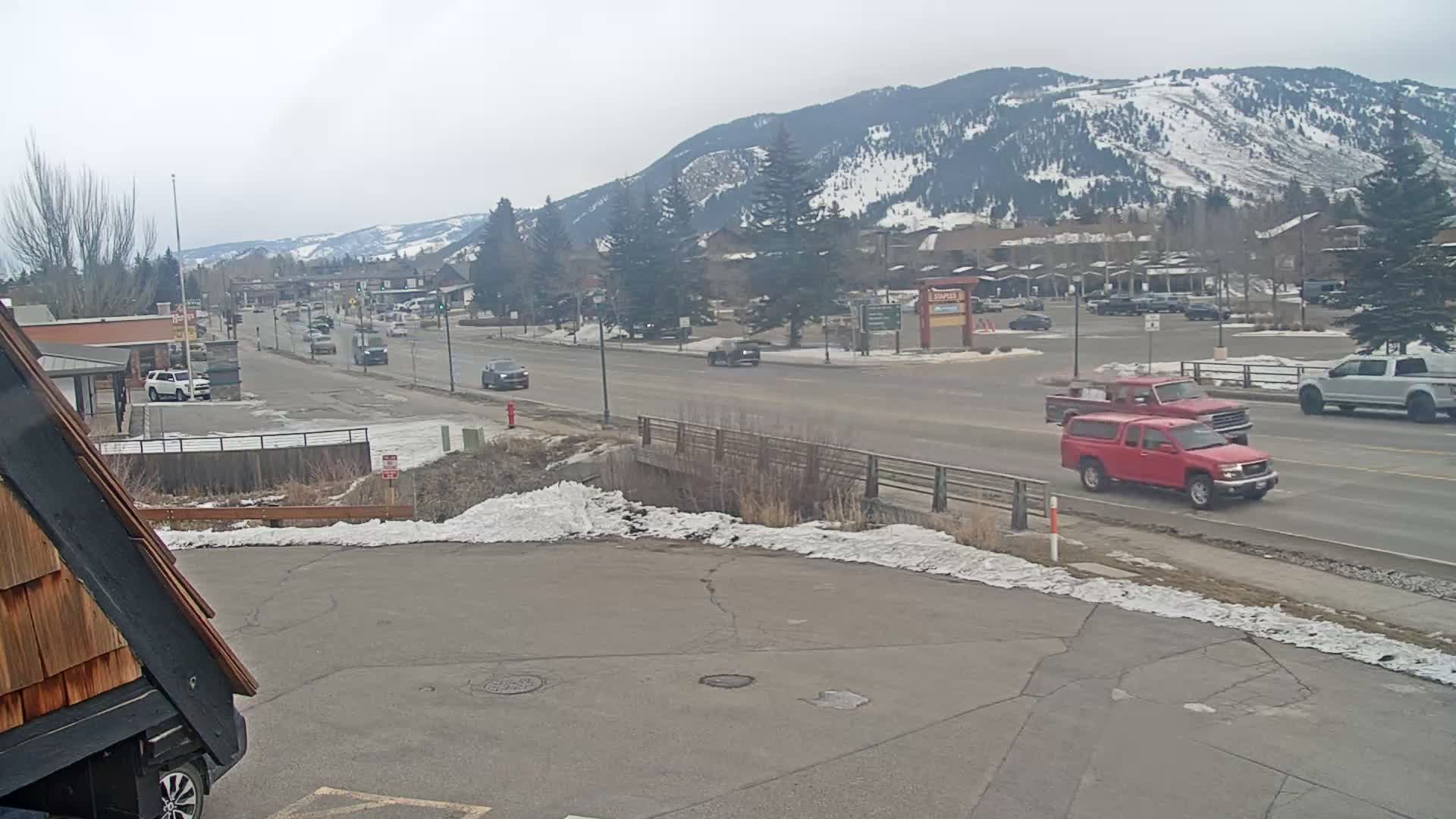 Jackson Hole, Jackson W Broadway Street 191 Live Cam - Jackson, Teton, Wyoming, USA