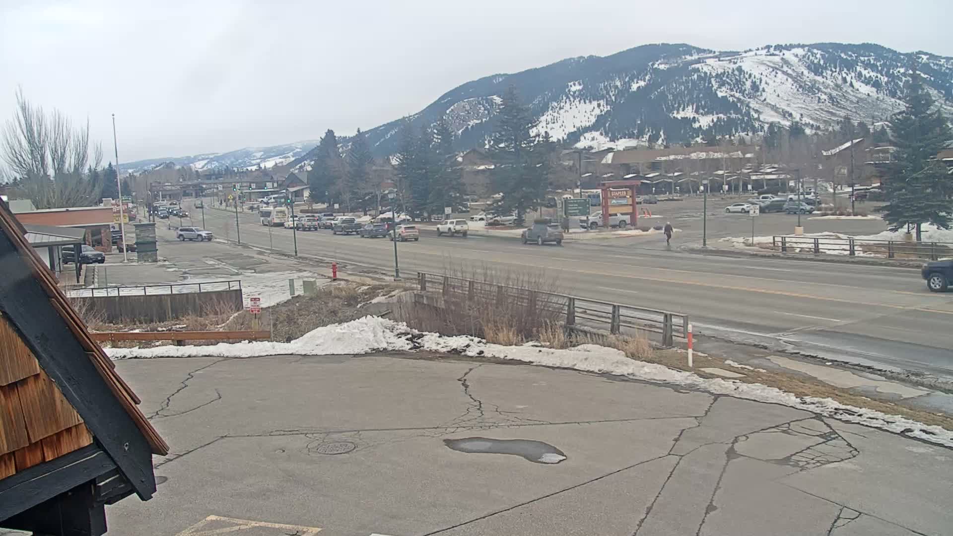 Jackson Hole, Jackson W Broadway Street 191 Live Cam - Jackson, Teton, Wyoming, USA