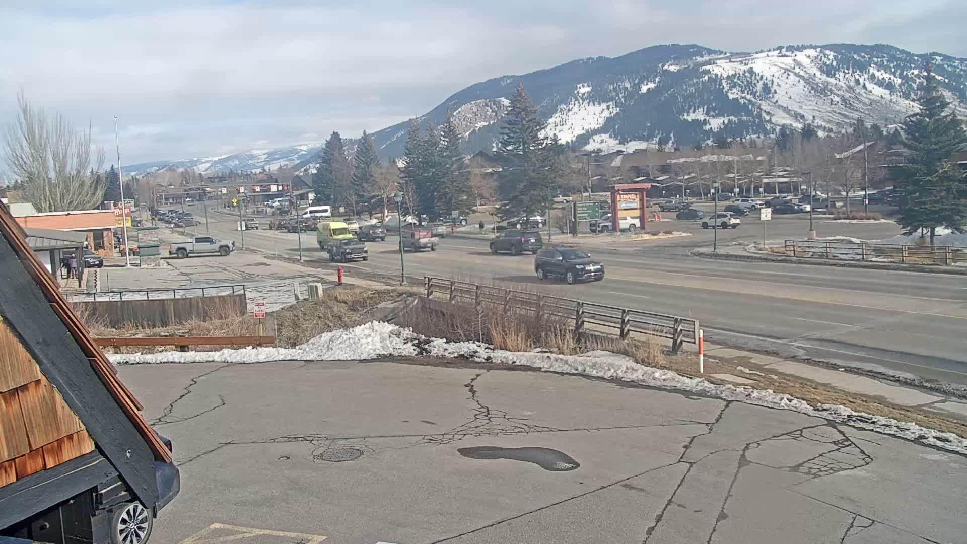 Jackson Hole, Jackson W Broadway Street 191 Live Cam - Jackson, Teton, Wyoming, USA
