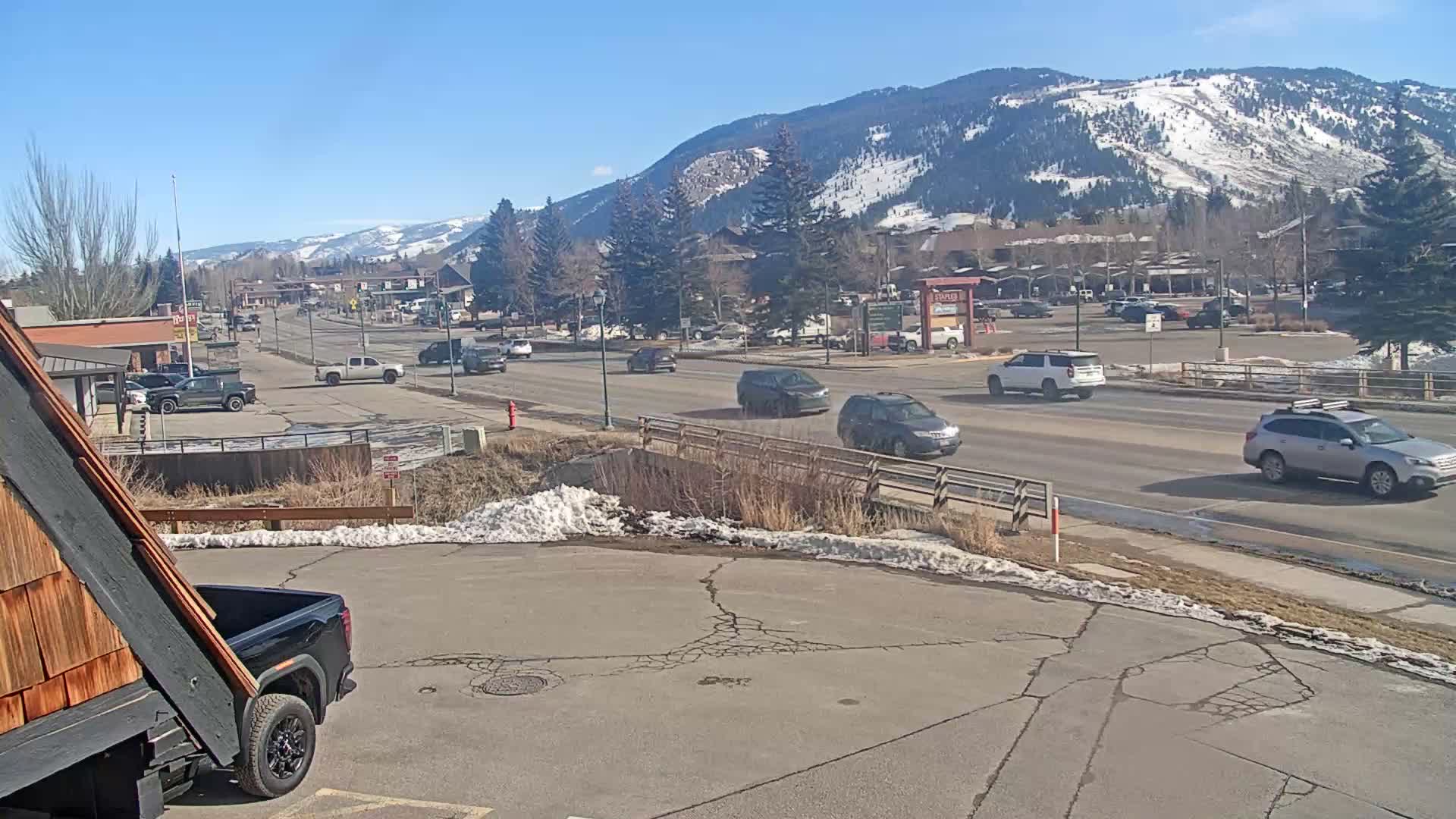 Jackson Hole, Jackson W Broadway Street 191 Live Cam - Jackson, Teton, Wyoming, USA