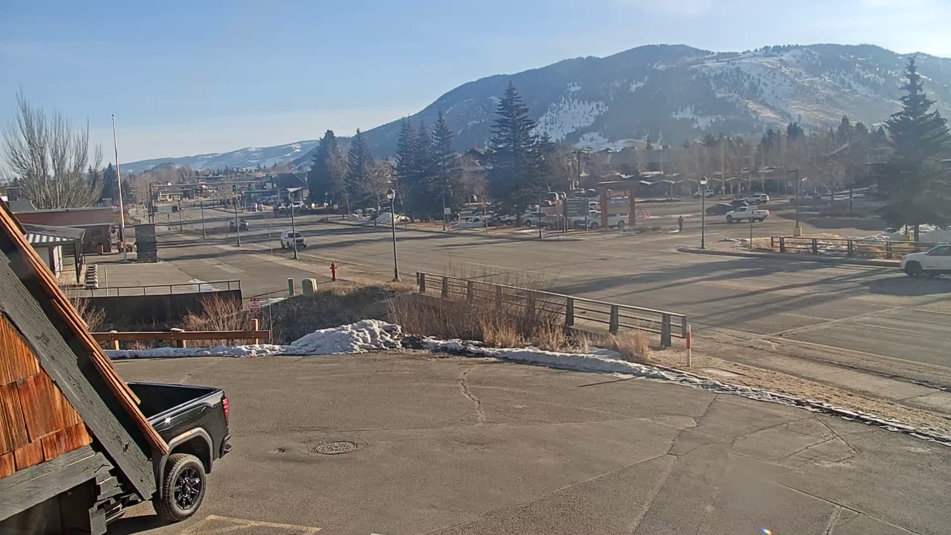 Jackson Hole, Jackson W Broadway Street 191 Live Cam - Jackson, Teton, Wyoming, USA