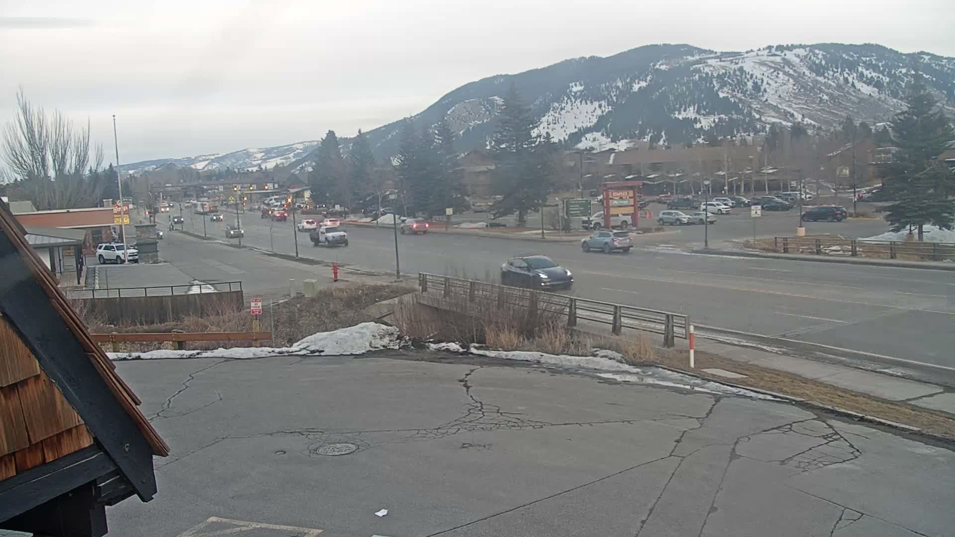 Jackson Hole, Jackson W Broadway Street 191 Live Cam - Jackson, Teton, Wyoming, USA