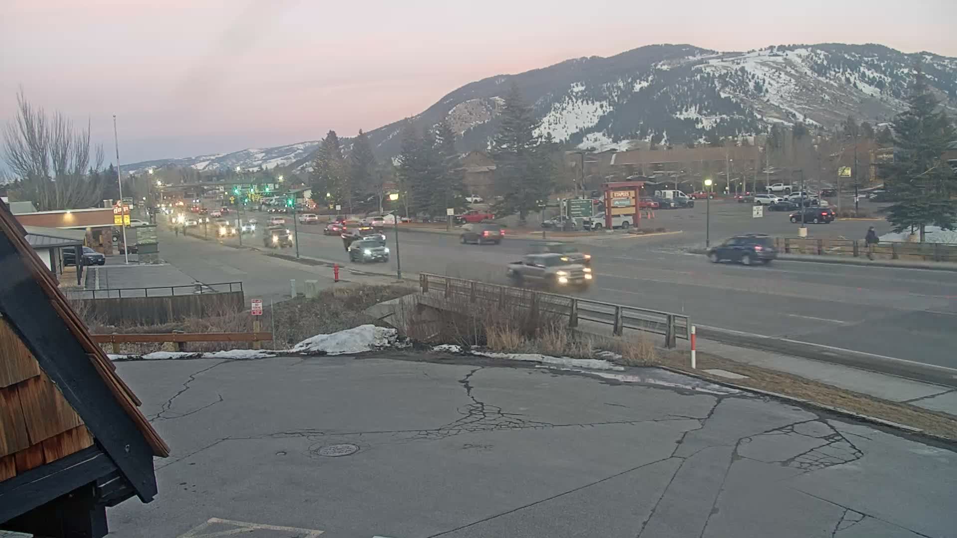 Jackson Hole, Jackson W Broadway Street 191 Live Cam - Jackson, Teton, Wyoming, USA
