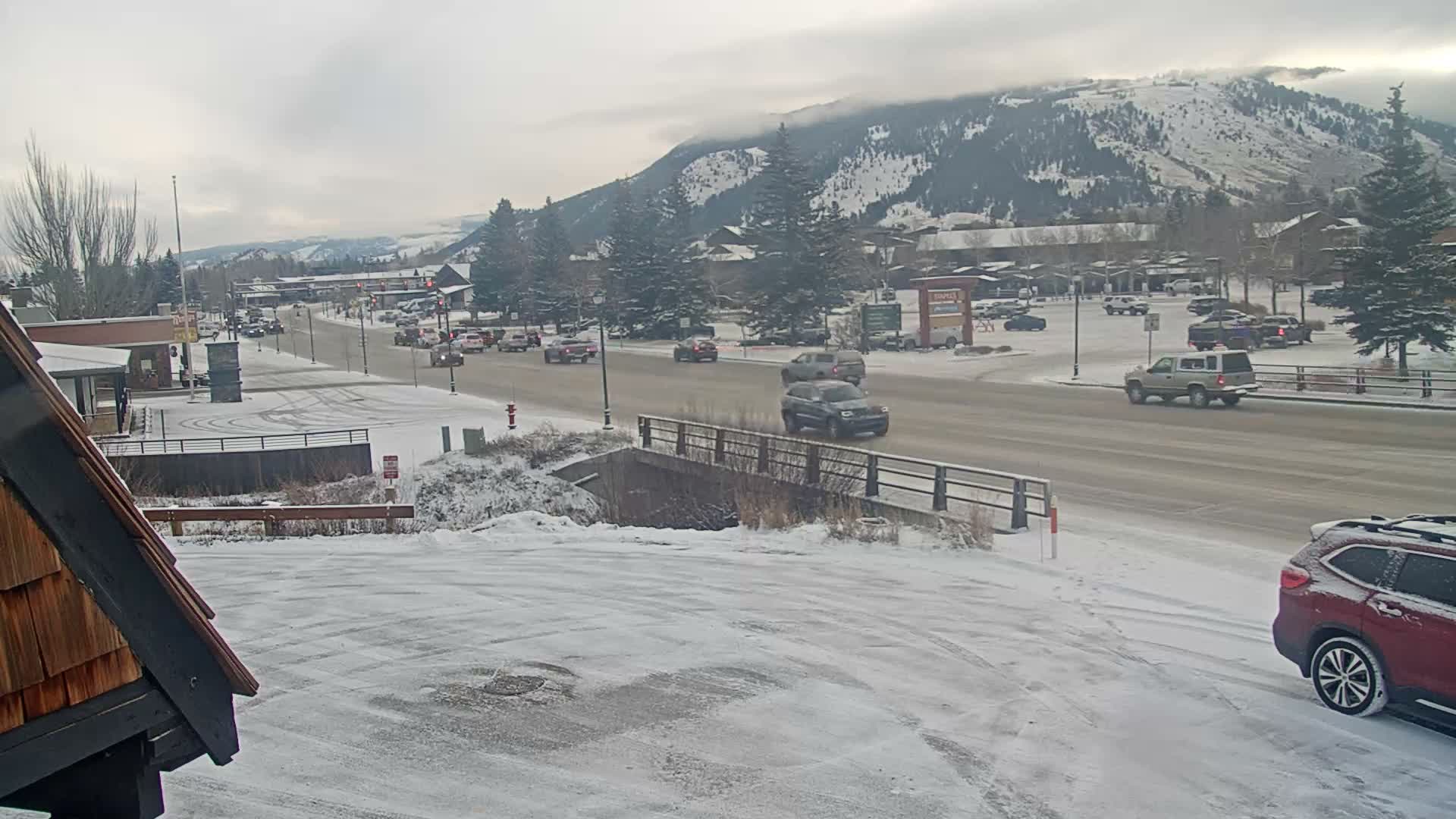 Jackson Hole, Jackson W Broadway Street 191 Live Cam - Jackson, Teton, Wyoming, USA