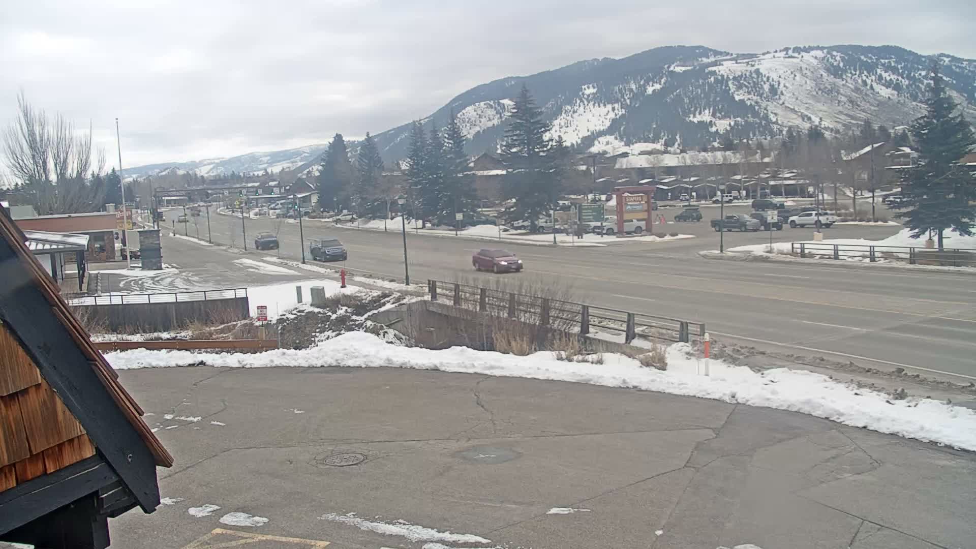 Jackson Hole, Jackson W Broadway Street 191 Live Cam - Jackson, Teton, Wyoming, USA