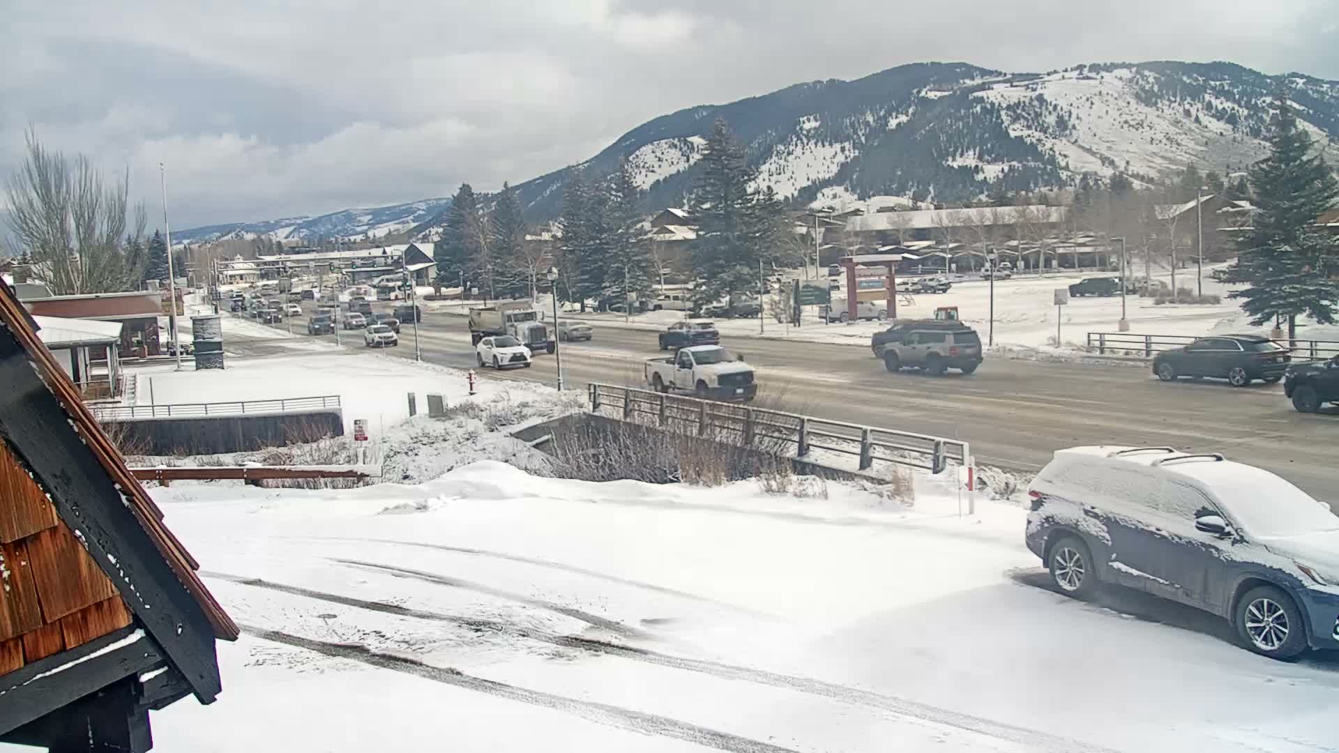 Jackson Hole, Jackson W Broadway Street 191 Live Cam - Jackson, Teton, Wyoming, USA