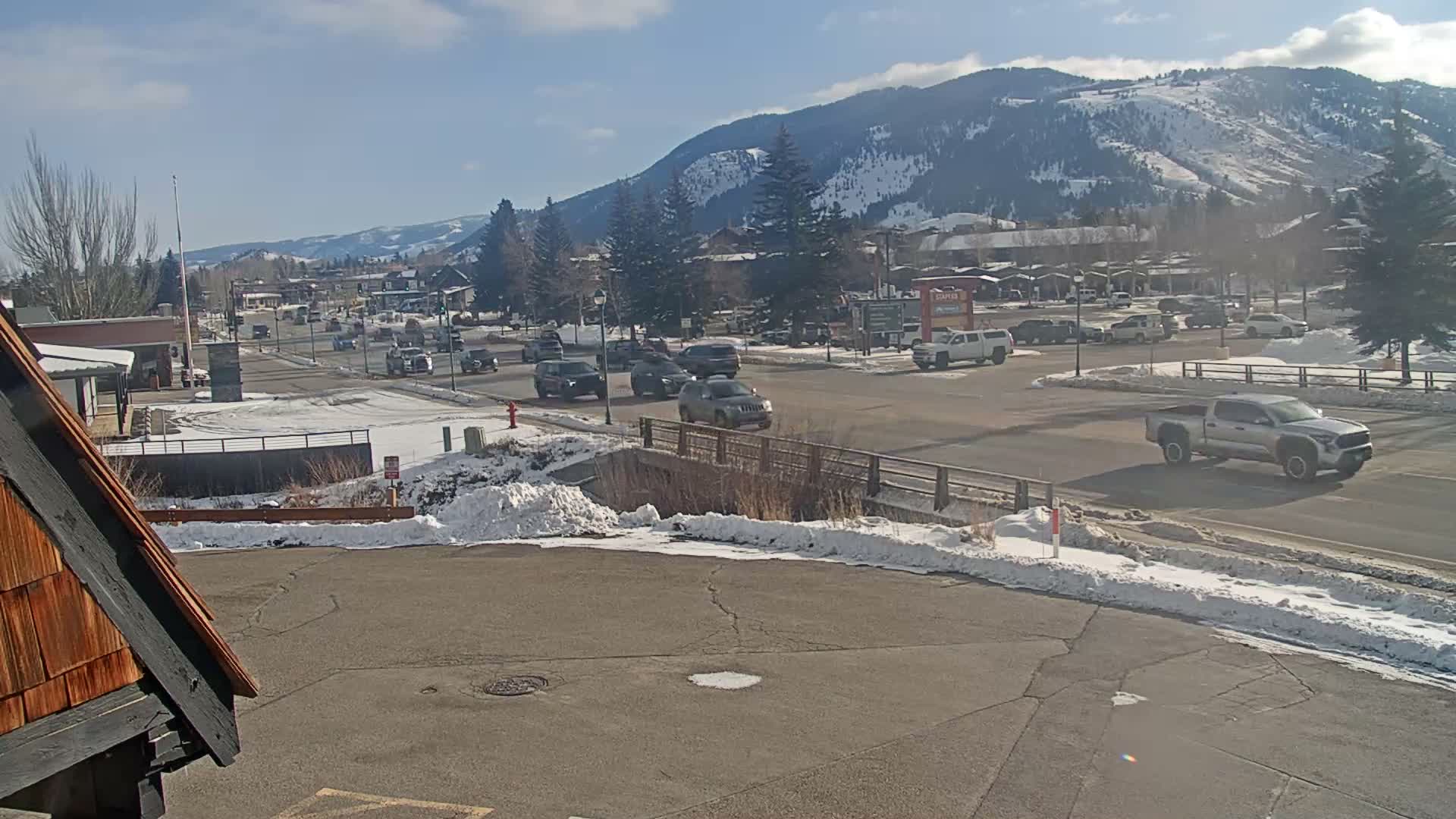 Jackson Hole, Jackson W Broadway Street 191 Live Cam - Jackson, Teton, Wyoming, USA