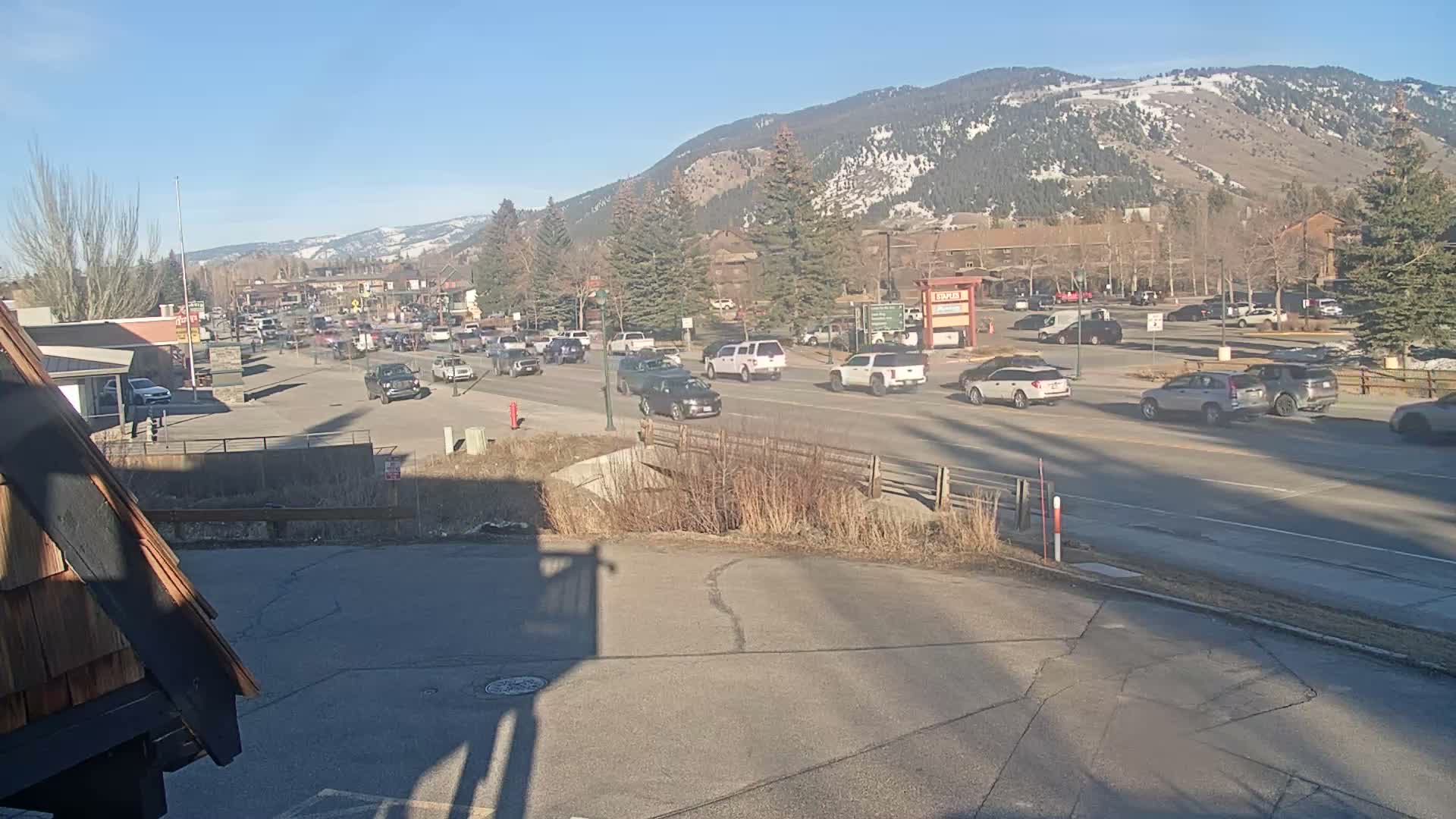 Jackson Hole, Jackson W Broadway Street 191 Live Cam - Jackson, Teton, Wyoming, USA