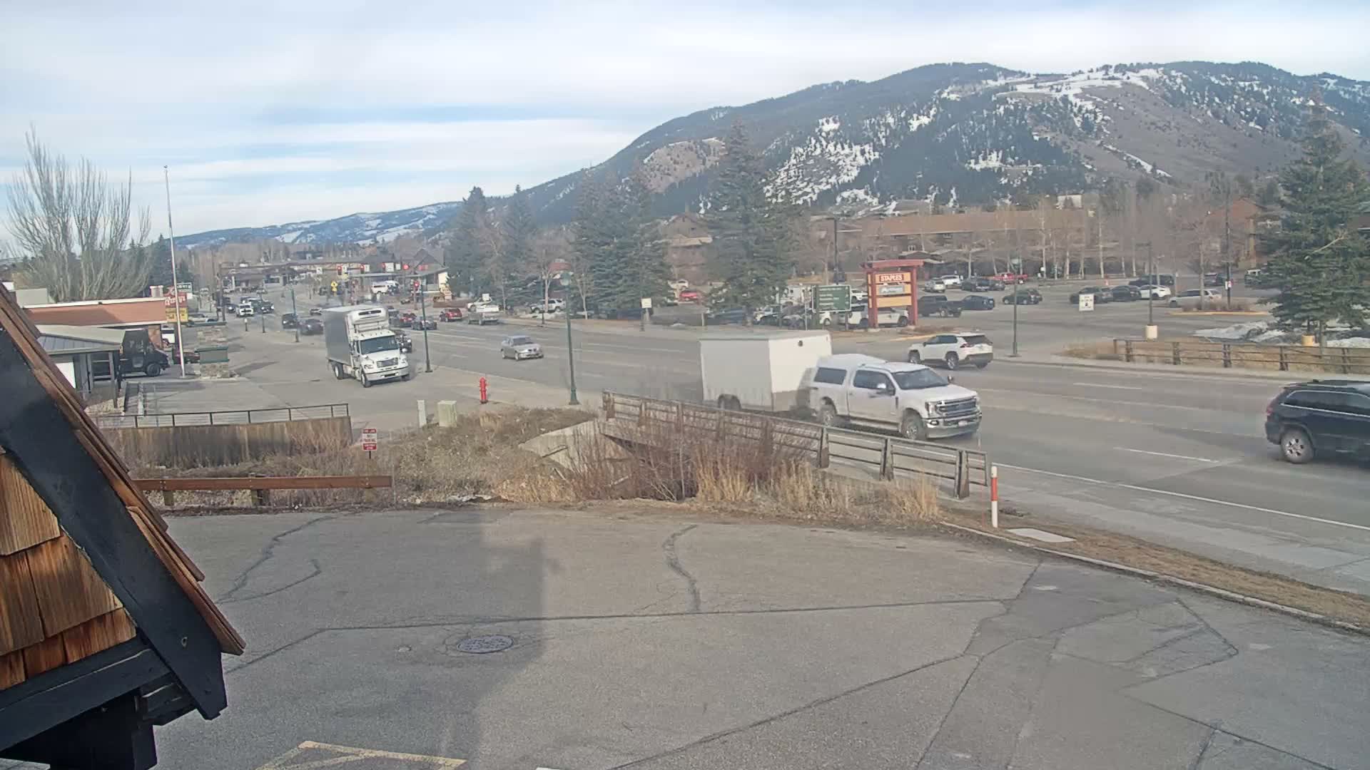 Jackson Hole, Jackson W Broadway Street 191 Live Cam - Jackson, Teton, Wyoming, USA