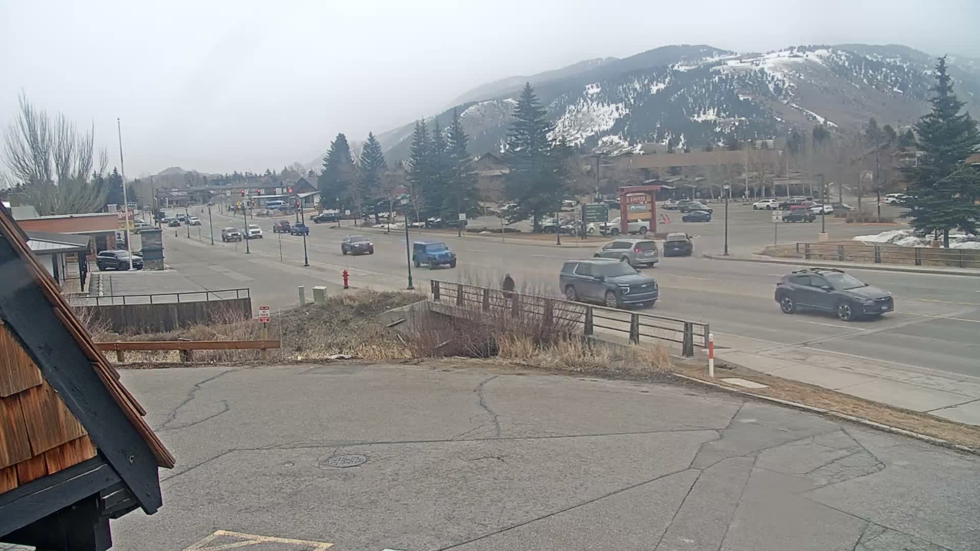 Jackson Hole, Jackson W Broadway Street 191 Live Cam - Jackson, Teton, Wyoming, USA