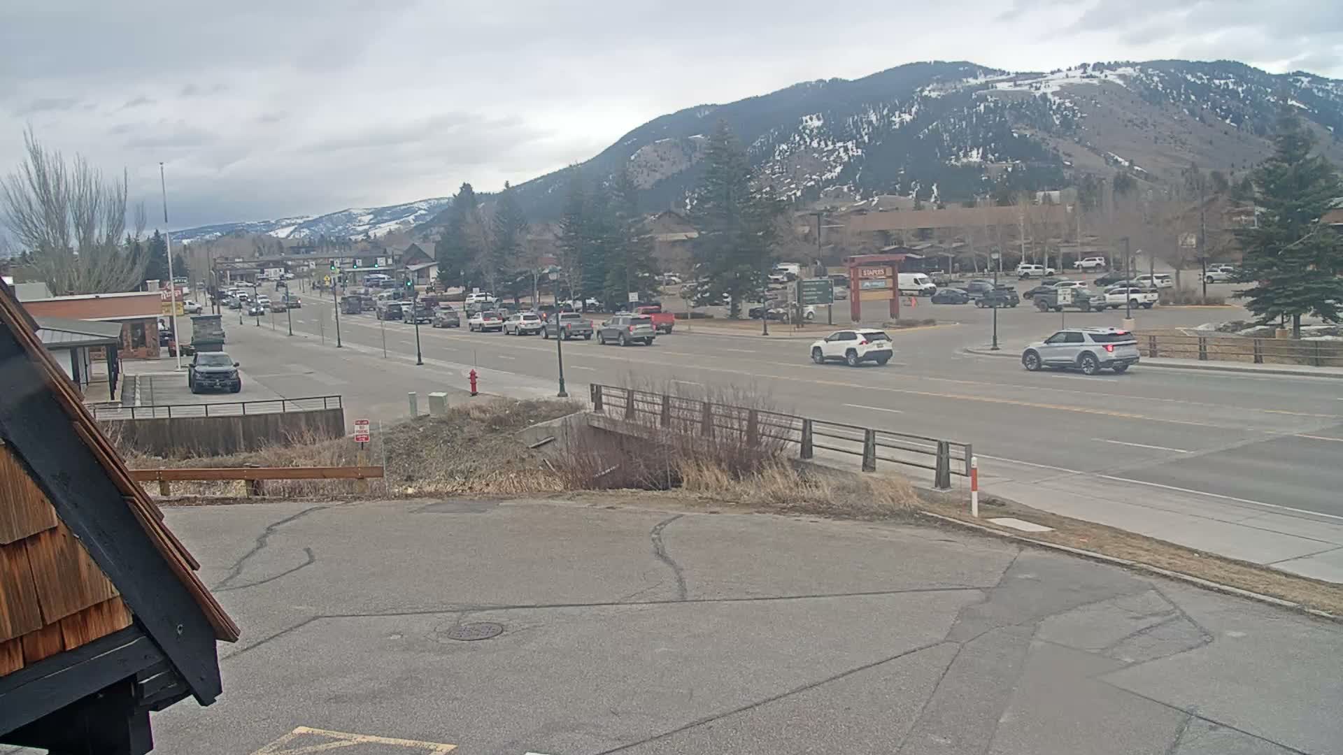 Jackson Hole, Jackson W Broadway Street 191 Live Cam - Jackson, Teton, Wyoming, USA