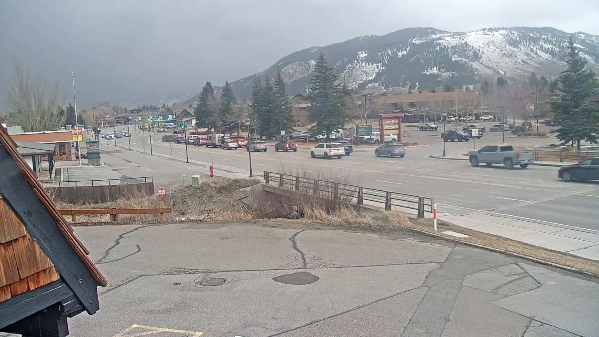 Jackson Hole, Jackson W Broadway Street 191 Live Cam - Jackson, Teton, Wyoming, USA