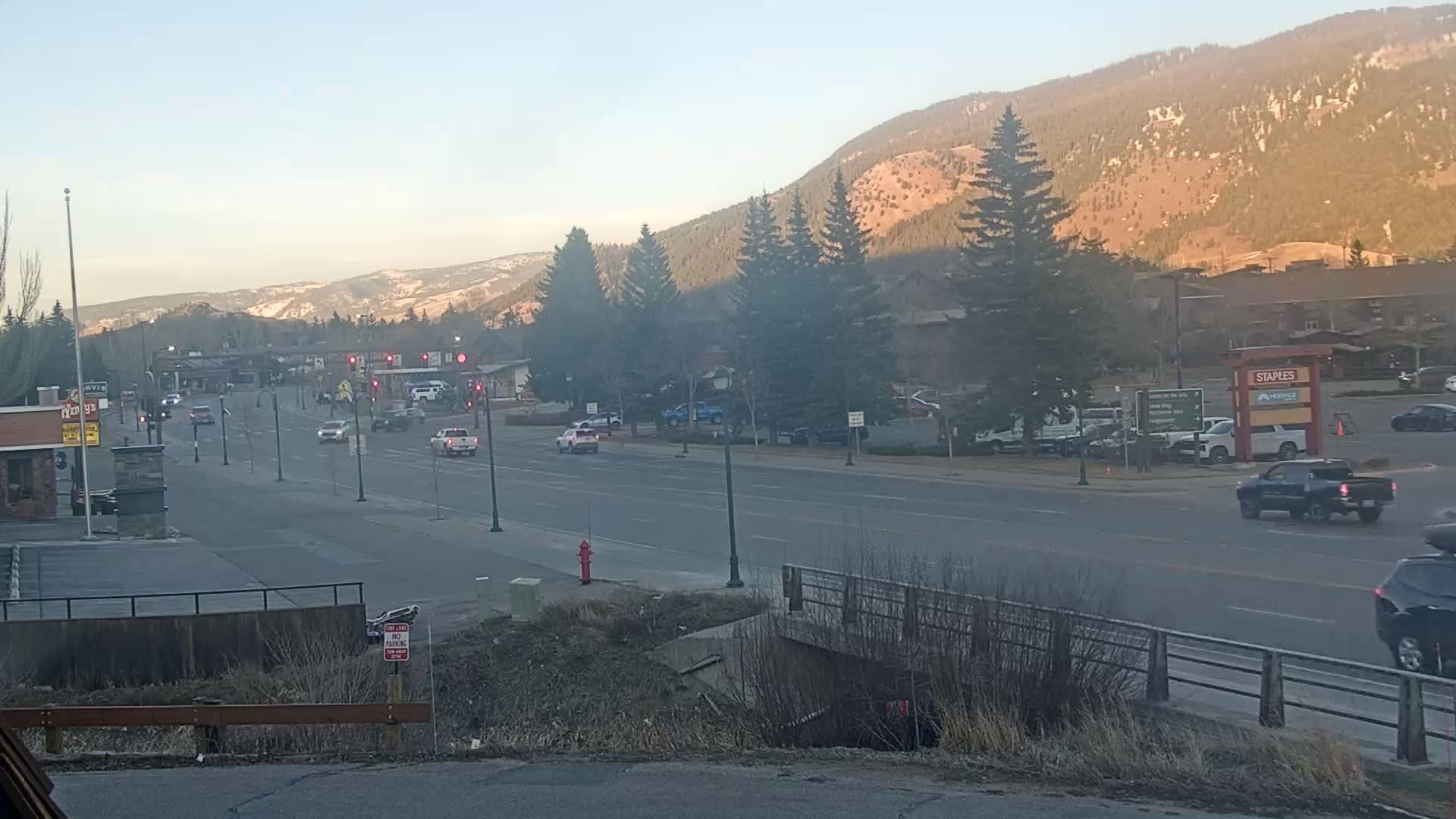 Jackson Hole, Jackson W Broadway Street 191 Live Cam - Jackson, Teton, Wyoming, USA