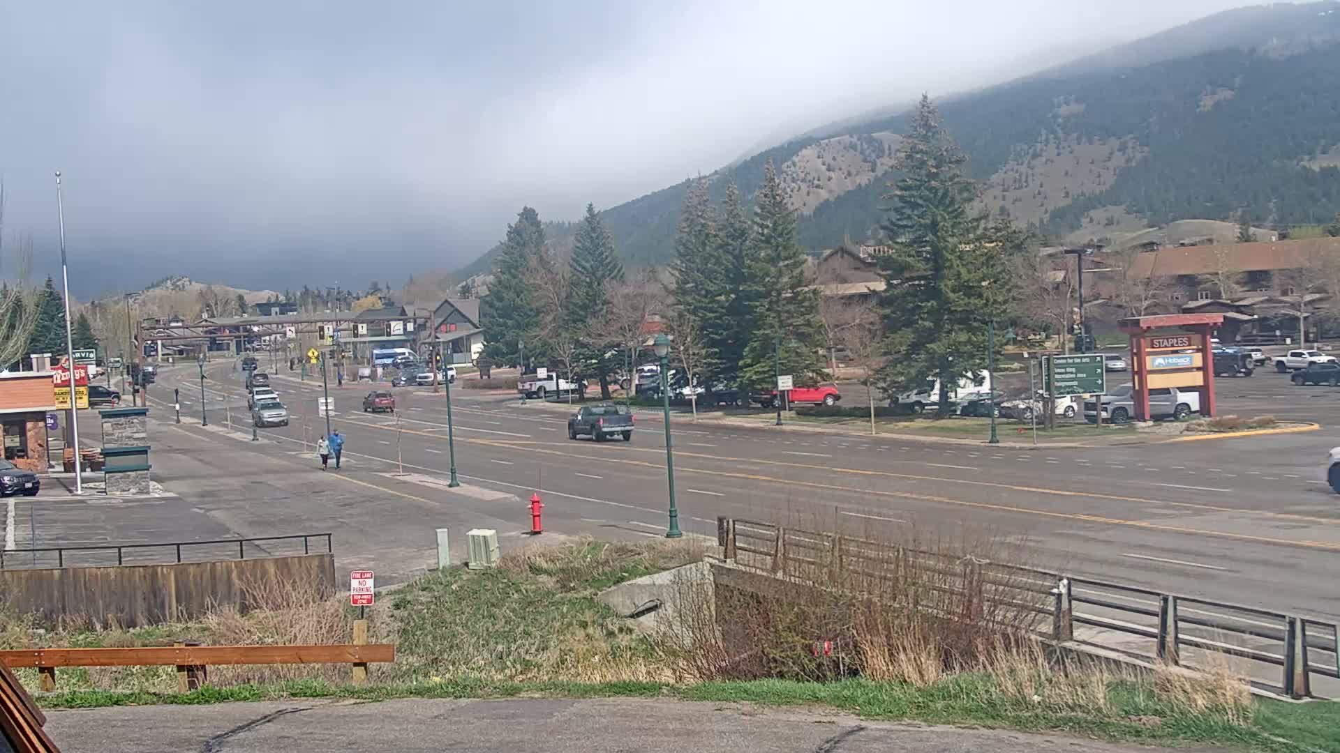 Jackson Hole, Jackson W Broadway Street 191 Live Cam - Jackson, Teton, Wyoming, USA