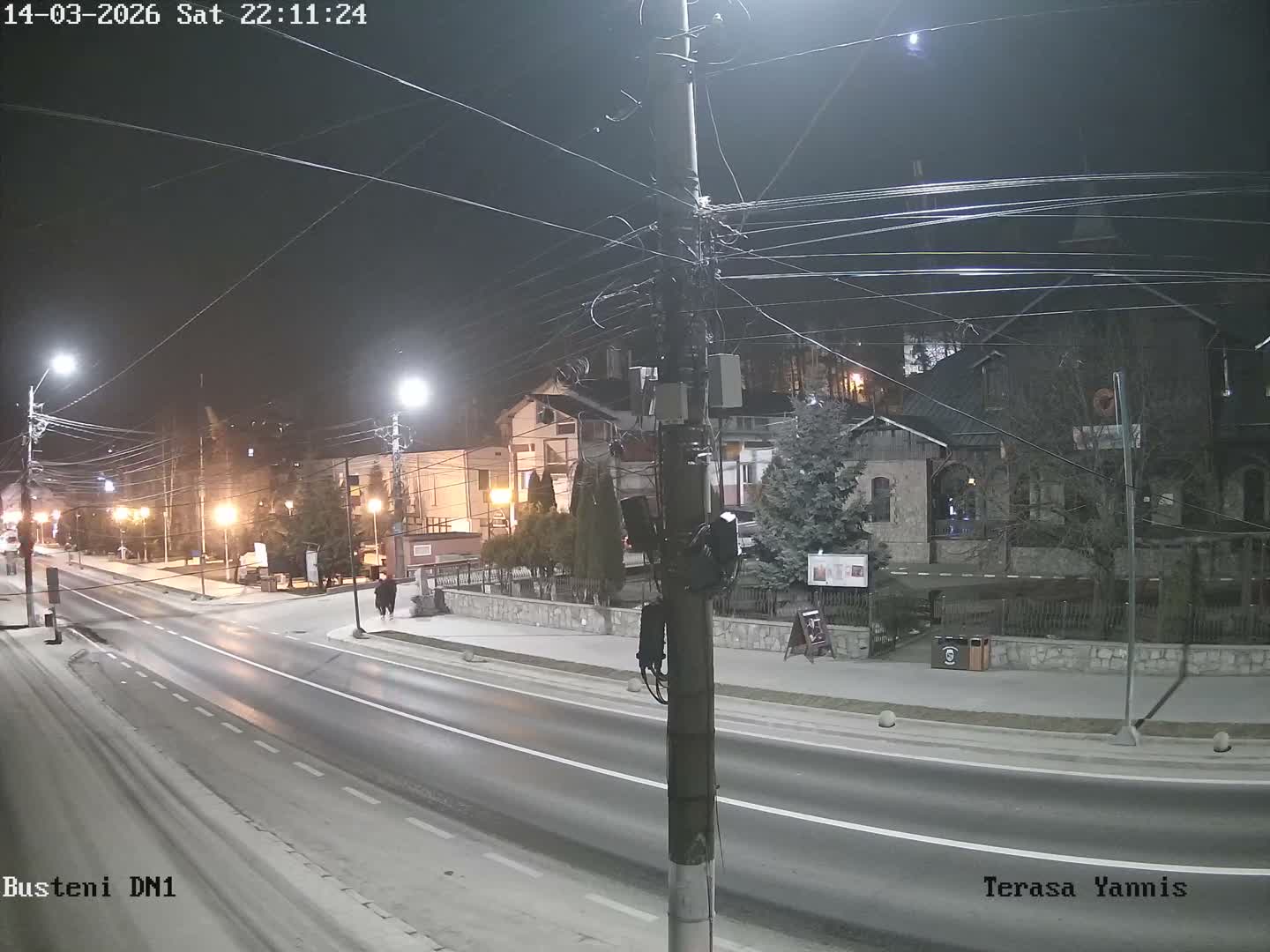 Prahova, Centru Busteni Town Center Live Cam - Busteni, Prahova, Romania