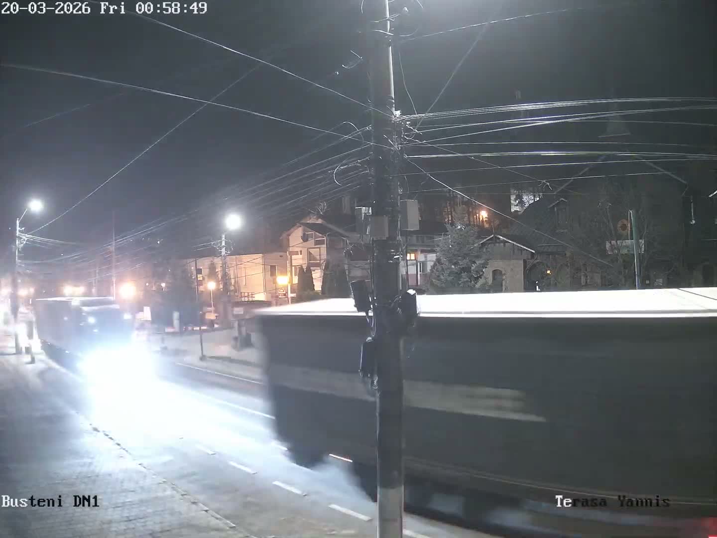 Prahova, Centru Busteni Town Center Live Cam - Busteni, Prahova, Romania