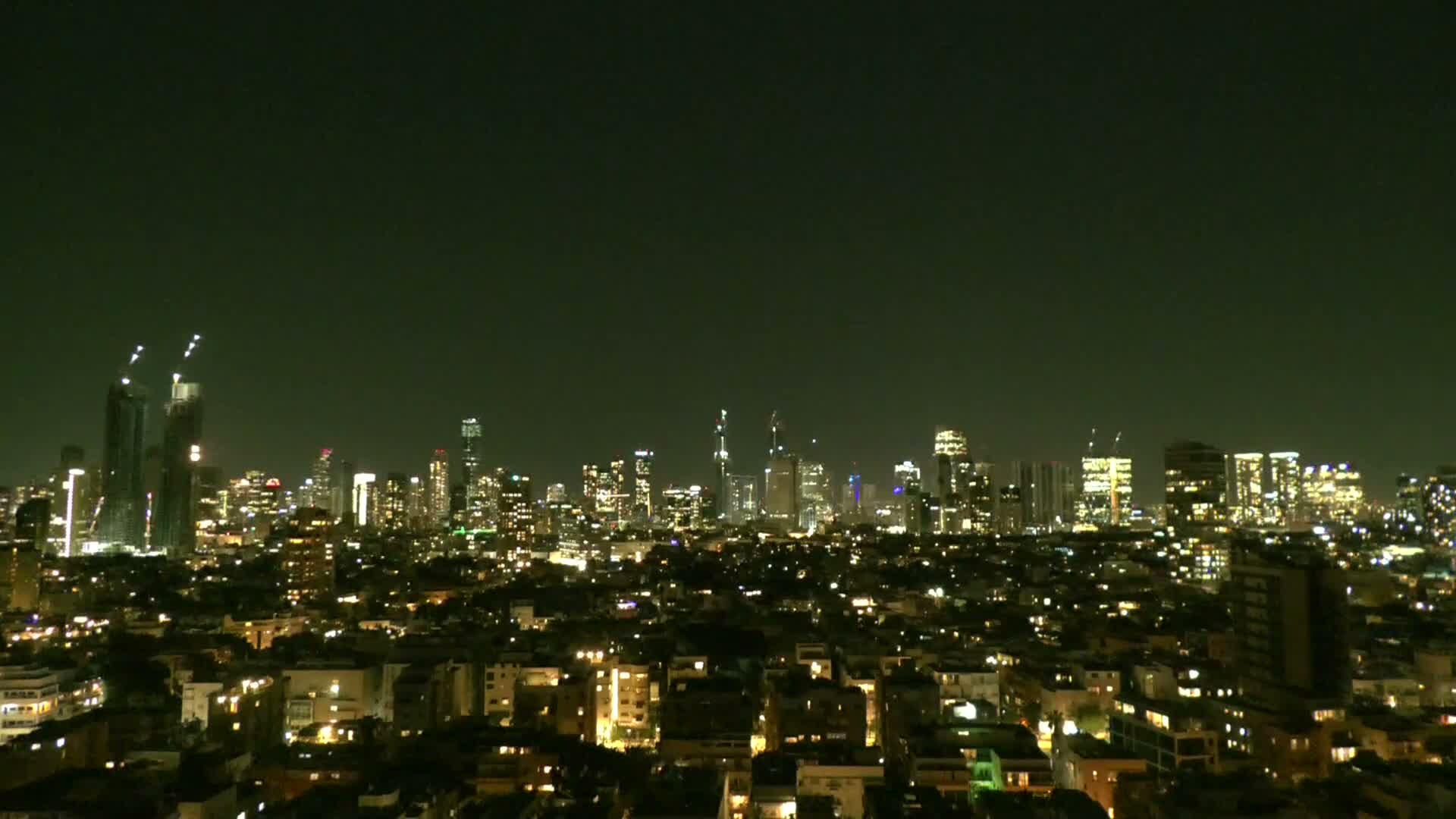 Tel Aviv-Yafo ( קו הרקיע של תל אביב ) Tel Aviv Skyline Live Cam - Old North , Tel Aviv, Israel