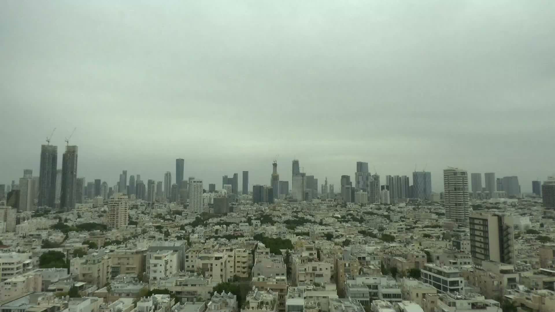 Tel Aviv-Yafo ( קו הרקיע של תל אביב ) Tel Aviv Skyline Live Cam - Old North , Tel Aviv, Israel